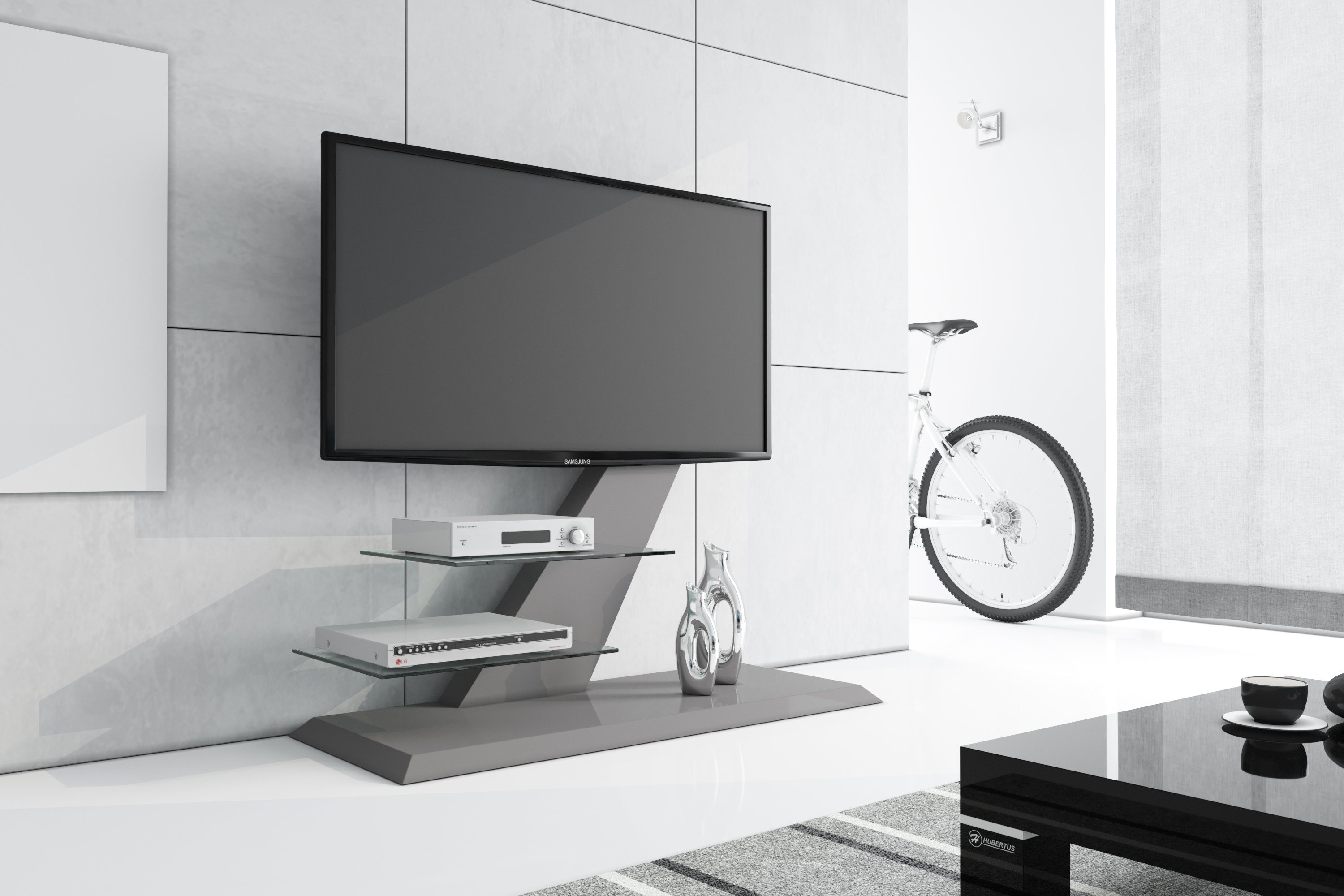 designimpex TV-Rack TV Schrank HZ-111 Hochglanz günstig online kaufen