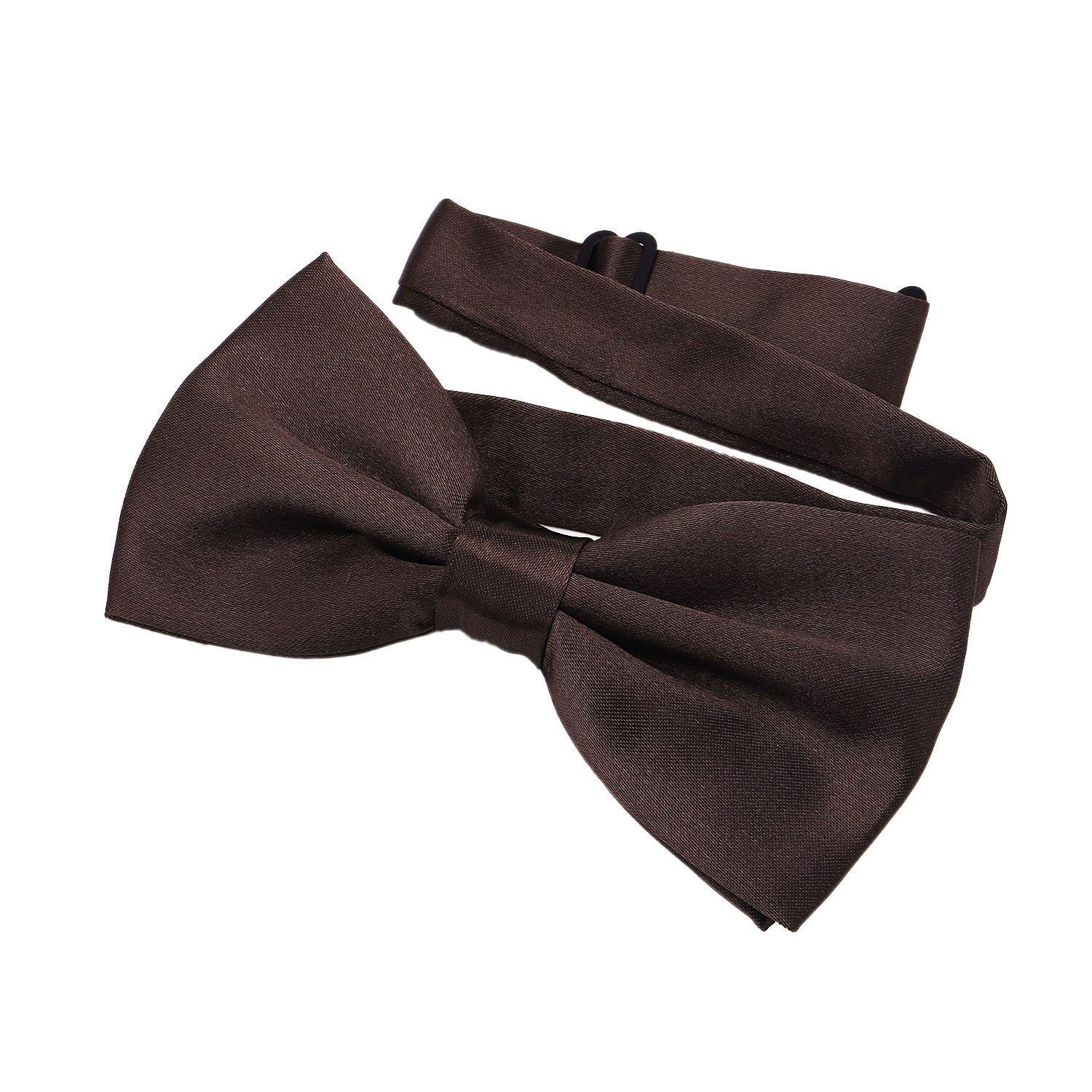 DonDon Fliege DonDon Edle Herren Fliege Schleife glänzend (Packung, 1-St., 1x Herrenfliege) bereits gebunden, verstellbar, Seidenlook