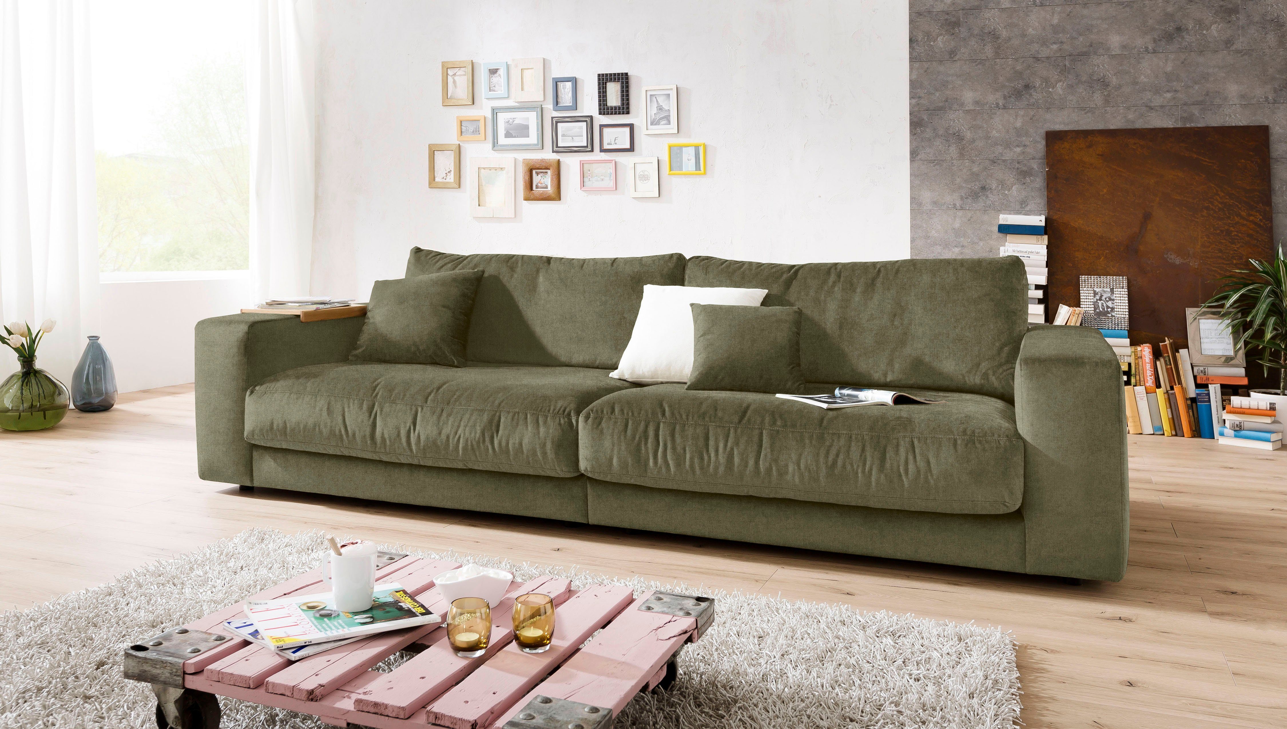 II, Wahlweise incl. Big-Sofa Candy Flatterkissen, Enisa 3C 1 Flecken-Schutz-Bezug care mit Easy