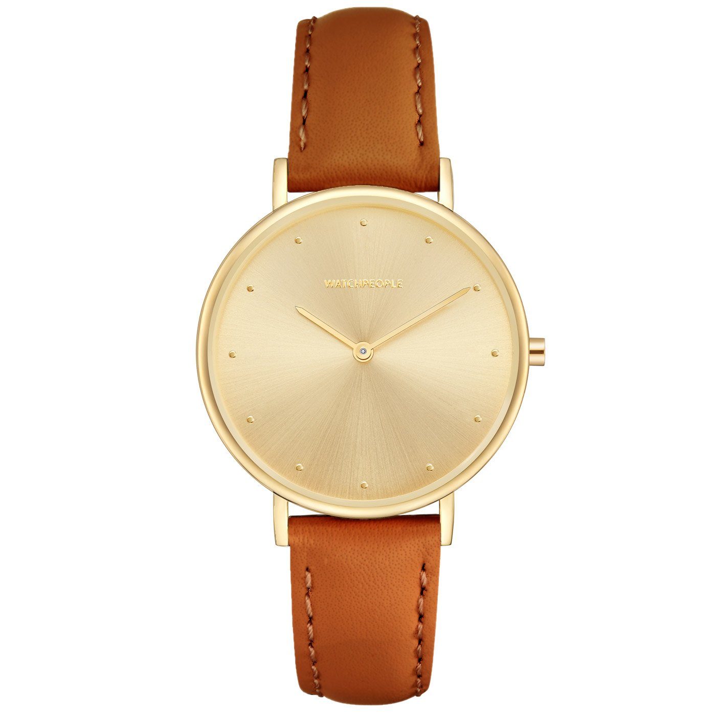 Watchpeople Quarzuhr I Love Dots WP 031-01, flach, easy relase Band
