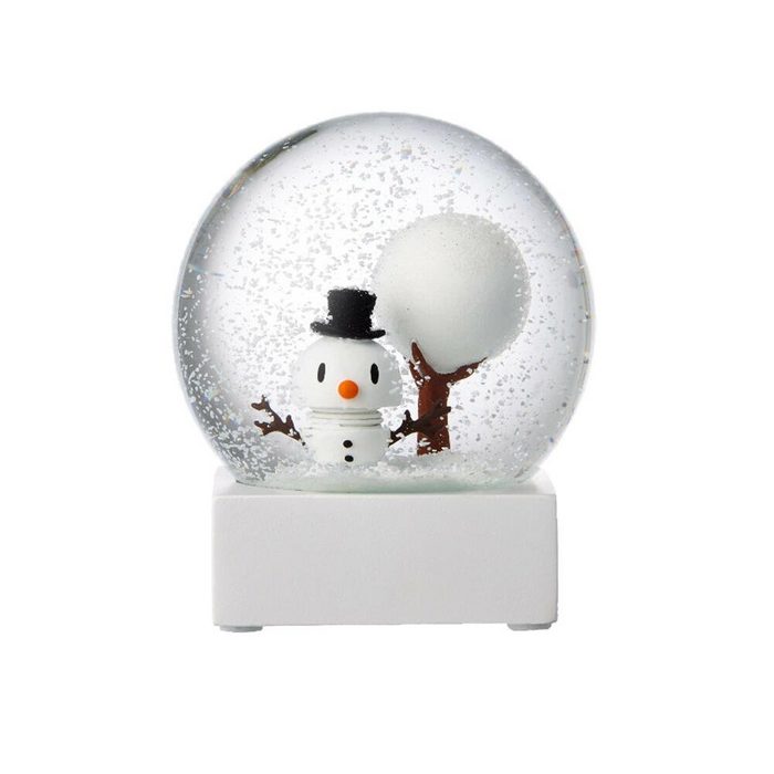 HOPTIMIST Dekofigur Snowman Snow Globe