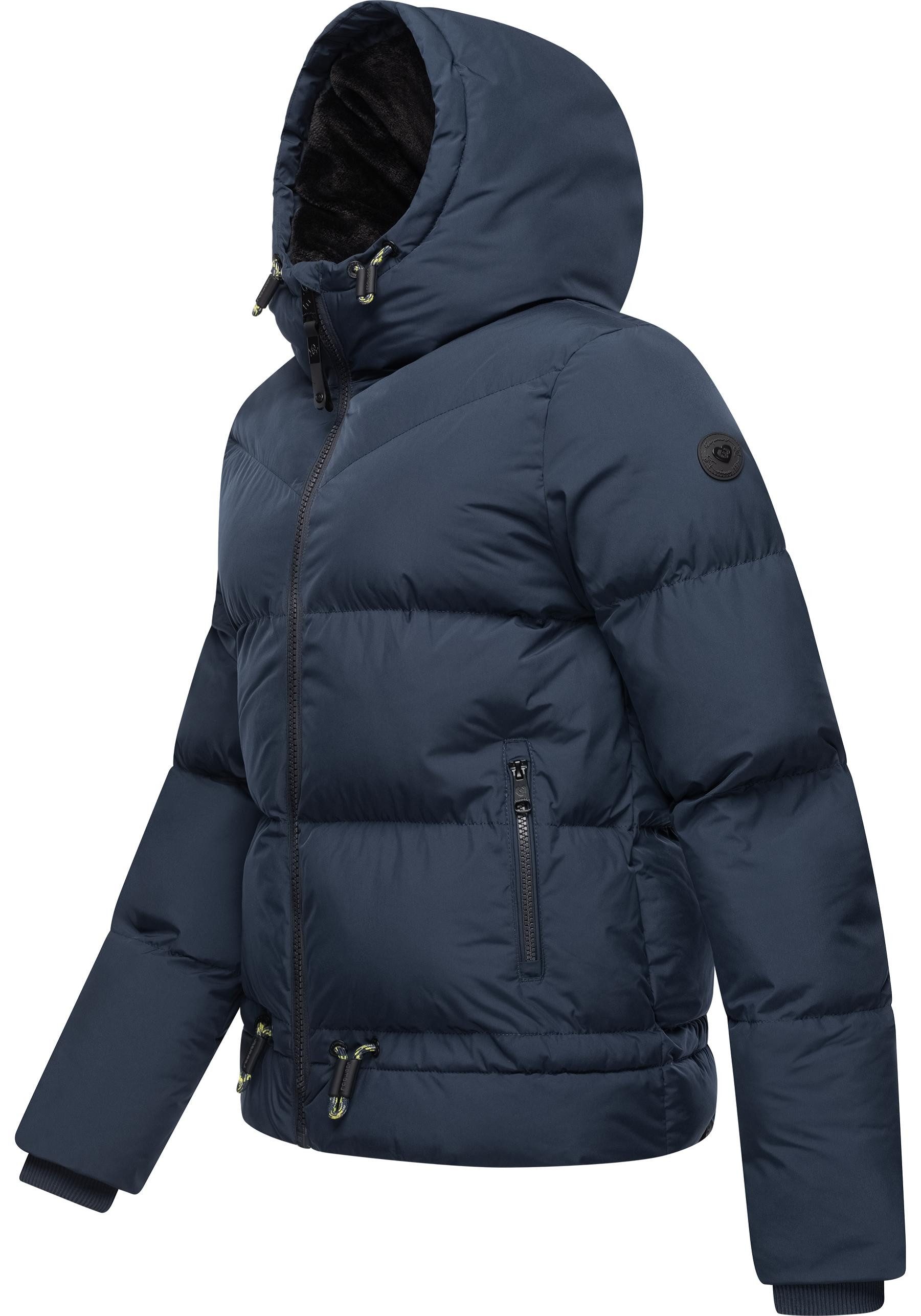 Ragwear Steppjacke Briony Wasserdichte Damen Winterjacke mit Kapuze