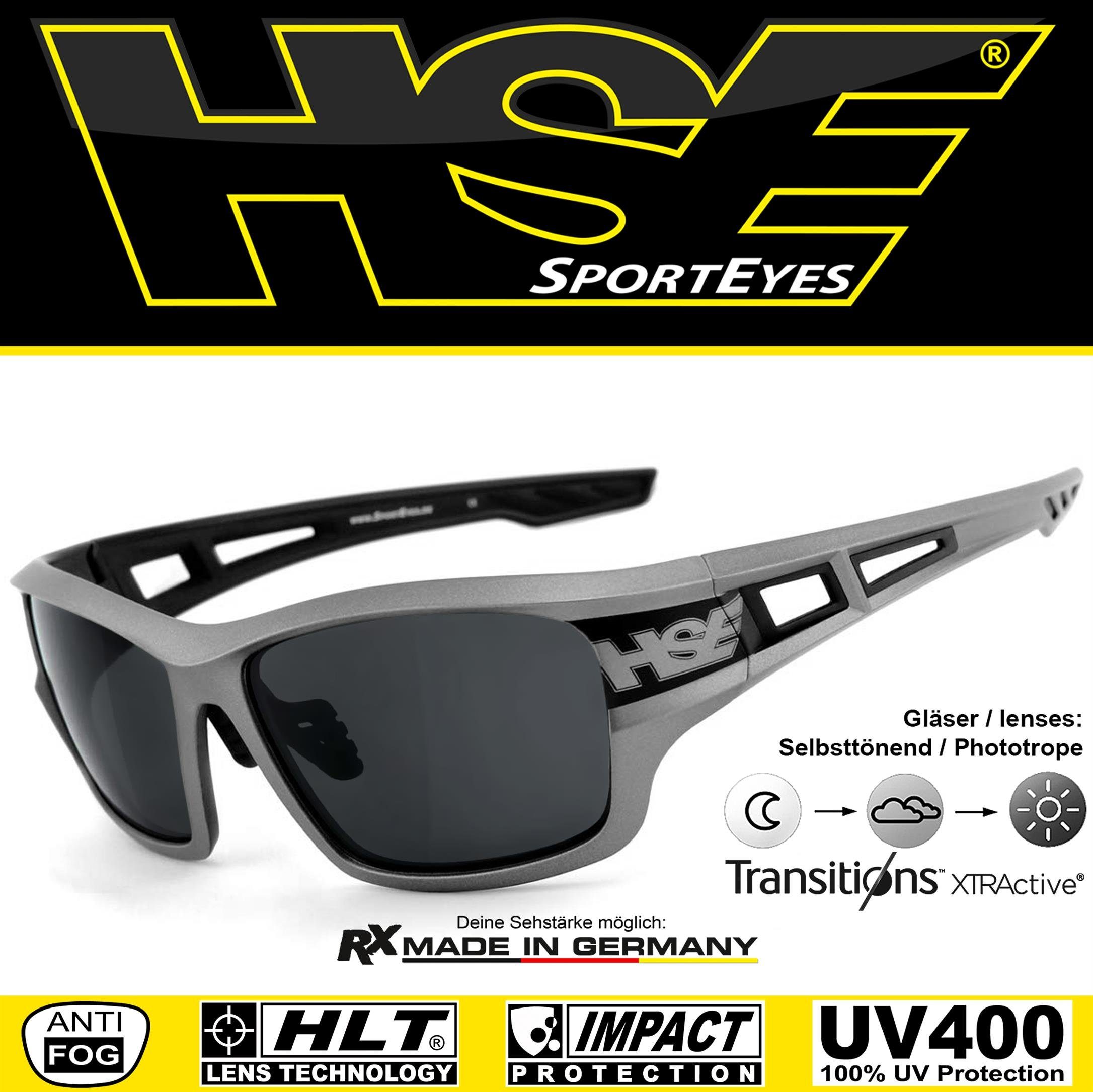 GERMANY MADE Gläser, HSE selbsttönend, selbsttönende - IN - SportEyes Sportbrille schnell 2095gm