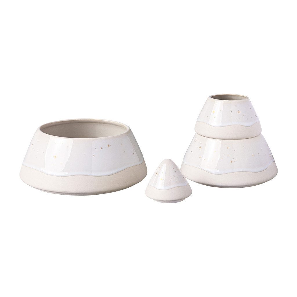 like. by Villeroy & Boch Vorratsdose Winter Glow Dose Baum ø 18,8 cm, Porzellan, (1-tlg)