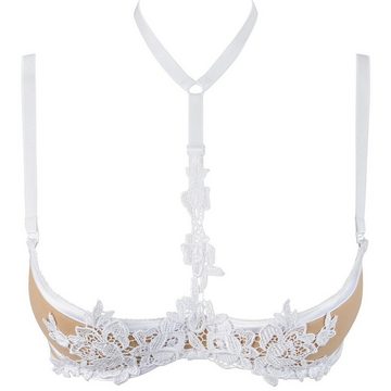 Axami Ouvert-BH V-9641 bra white with open cups XS/S