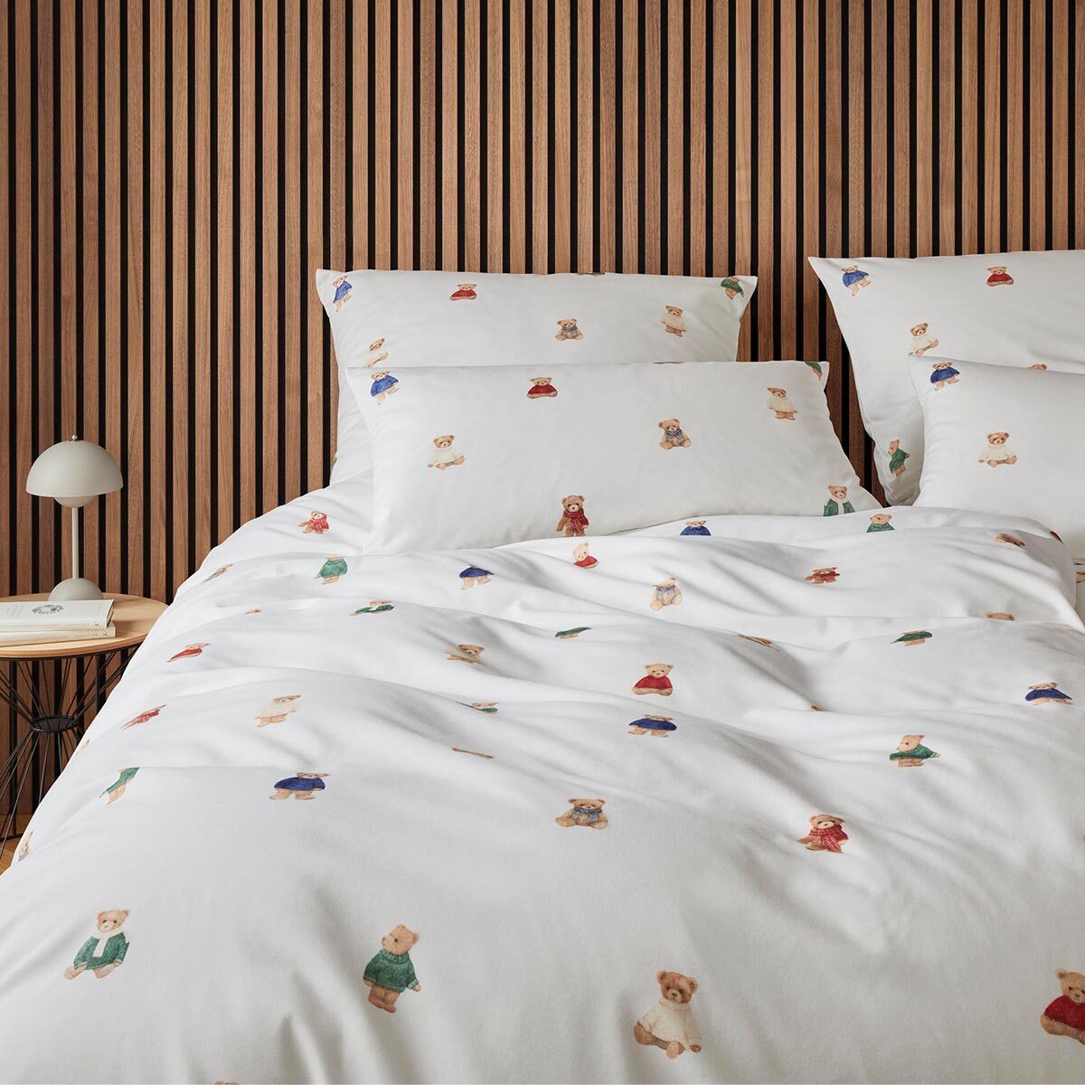 Elegante Bettwäsche Teddy, Flanell, 1 teilig, ideale Winterbettwäsche und schöne Geschenkidee
