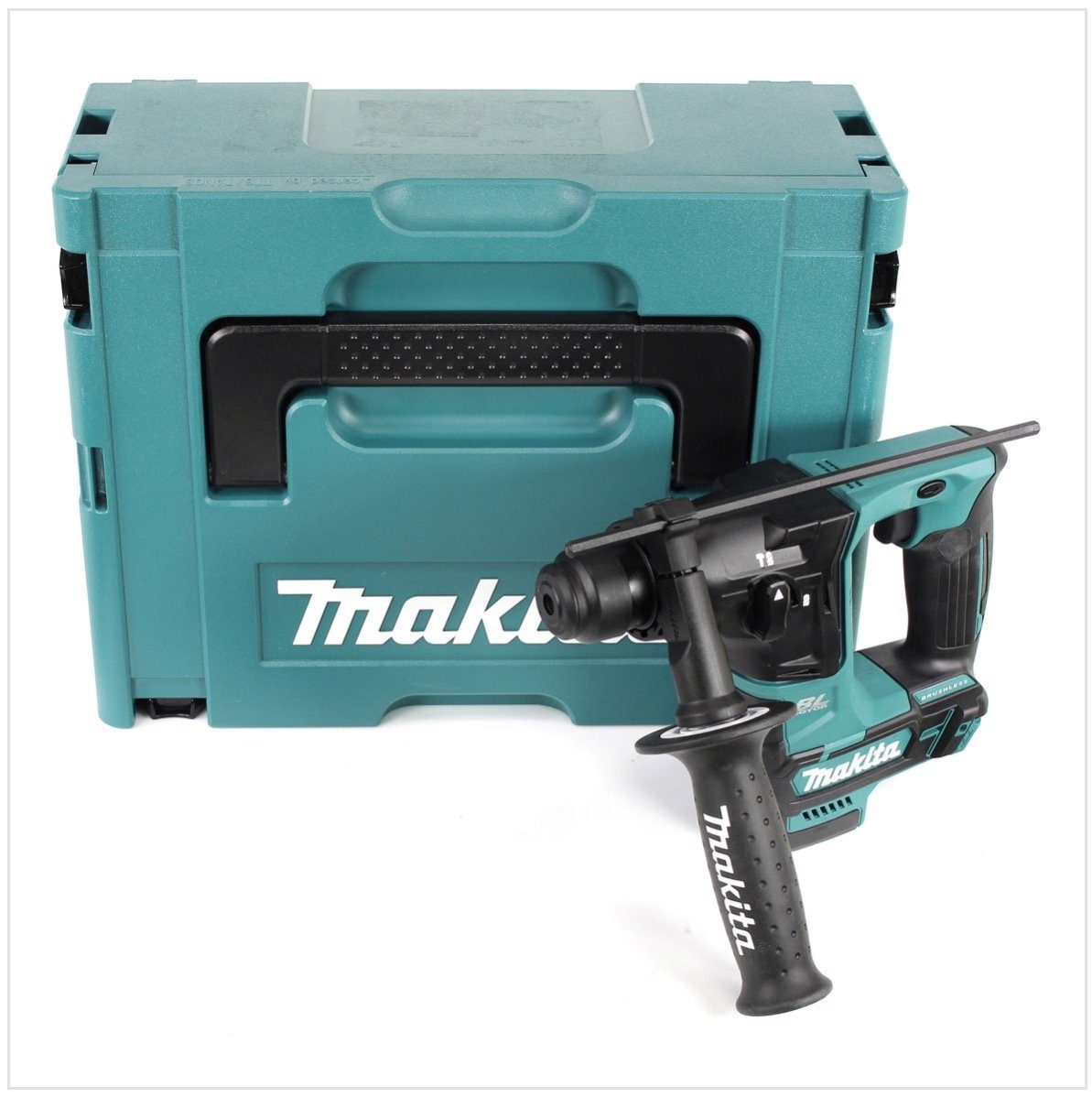 Thumbnail - Makita Schlagbohrmaschine HR 166 DZJ 10,8 V Li-Ion SDS-Plus Brushless Akku Bohrhammer Solo im M
