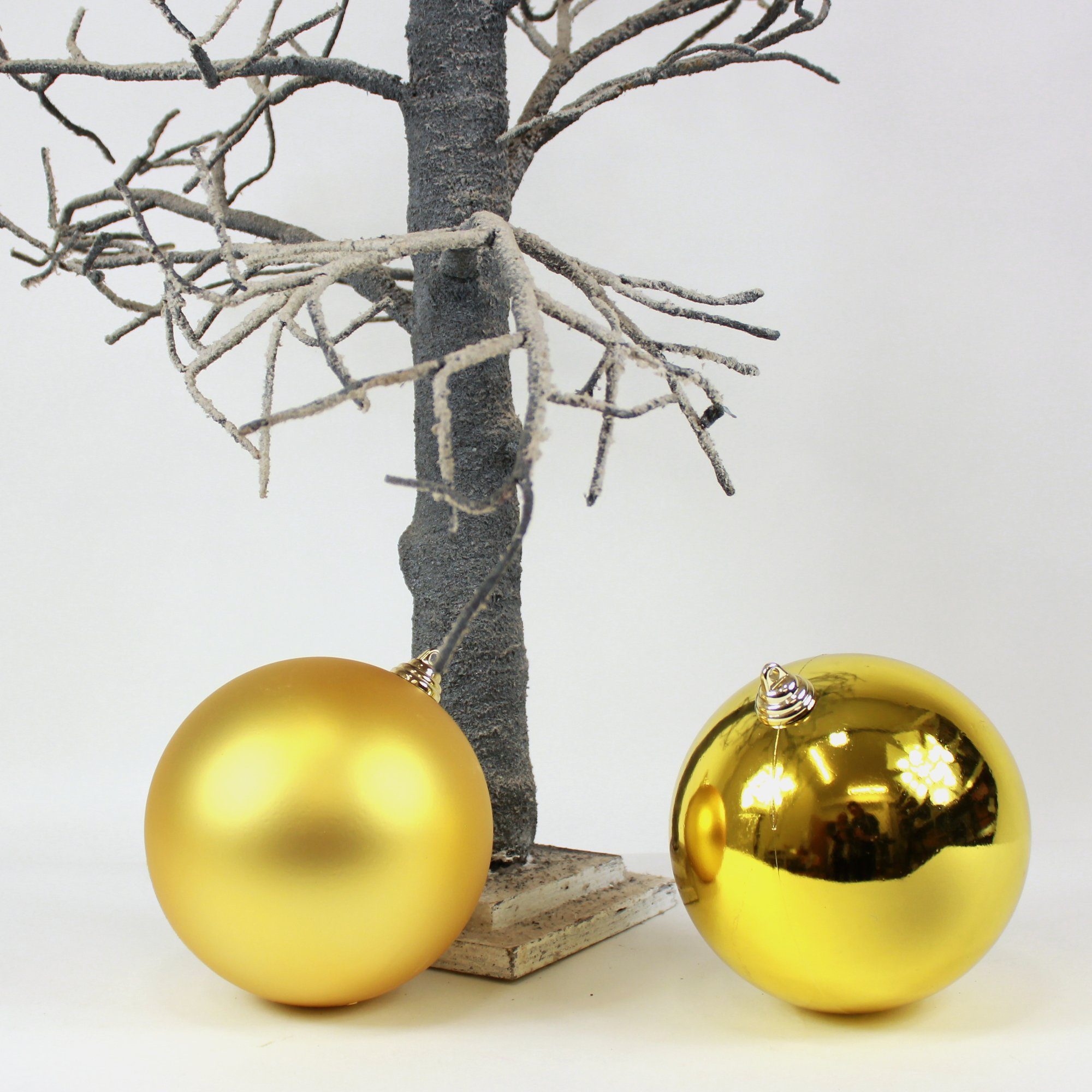 Lucht Weihnachtsbaumkugel Weihnachtskugeln 3 Stück der in Box 15 gold cm