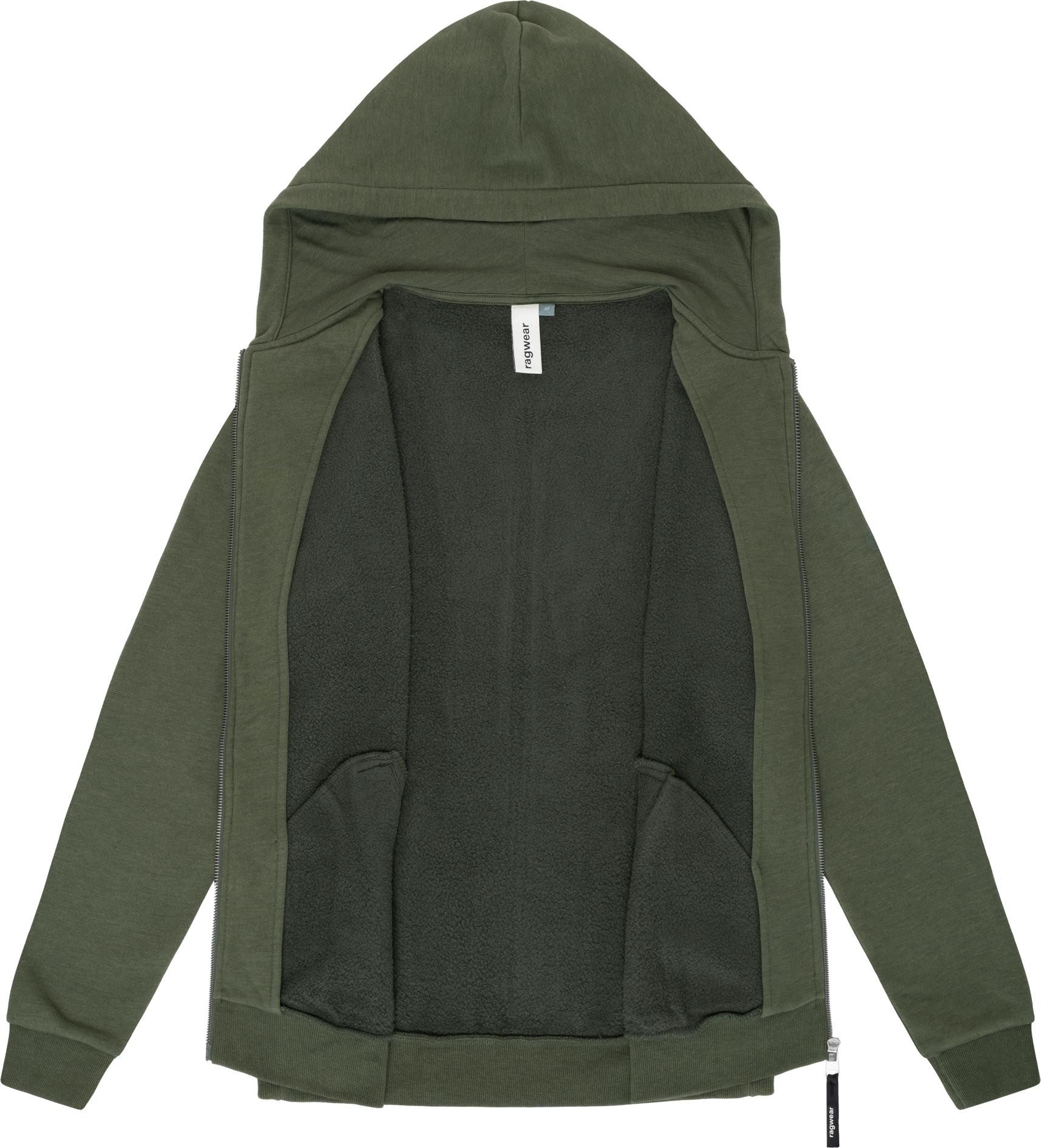 Ragwear Sweatjacke Natten Weiche Herren Alltagsjacke mit Kapuze