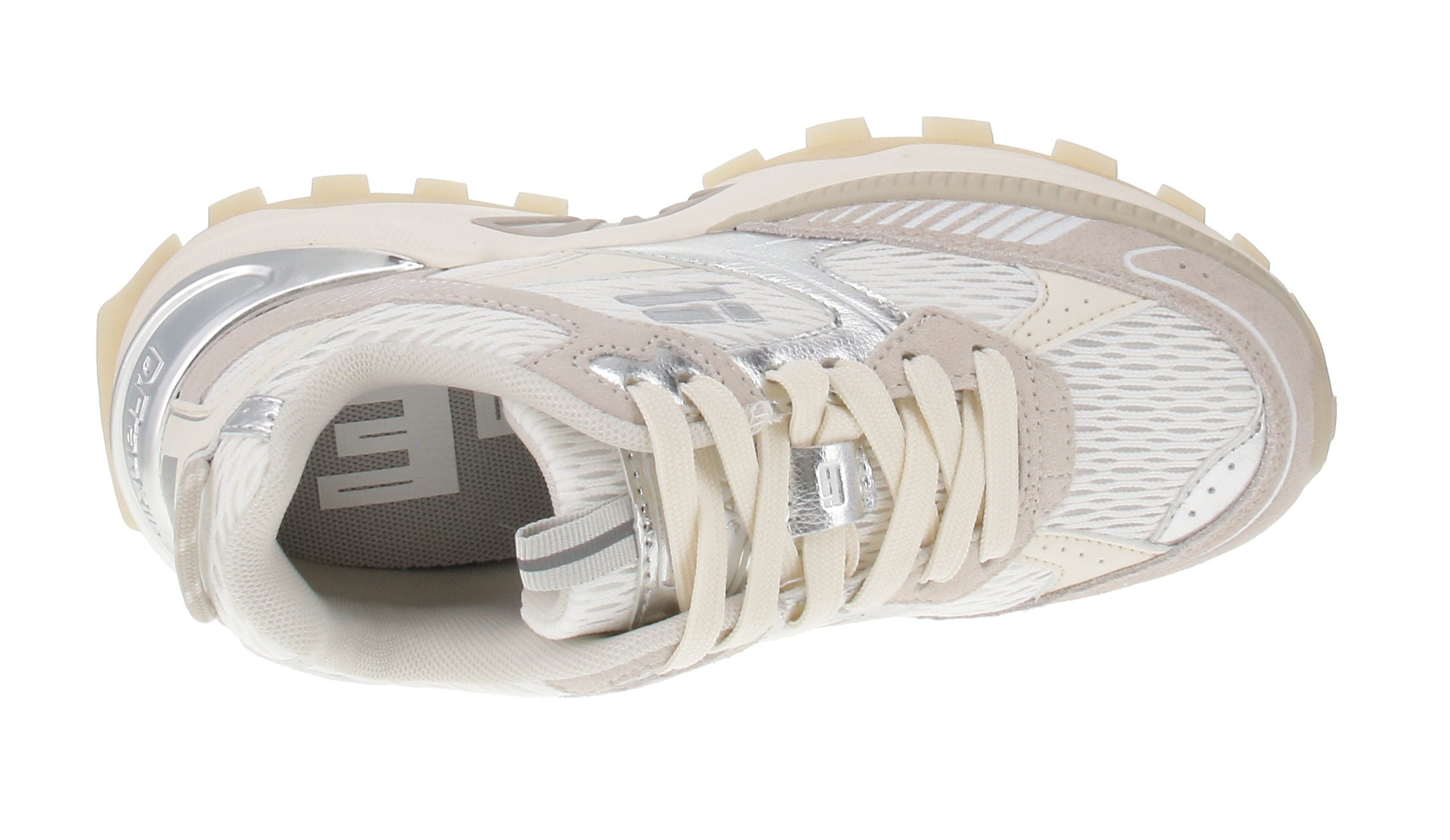 Franklin D.Franklin DFSH347007 Track Flame - Damen Sneaker - Metalic-Silver Sneaker