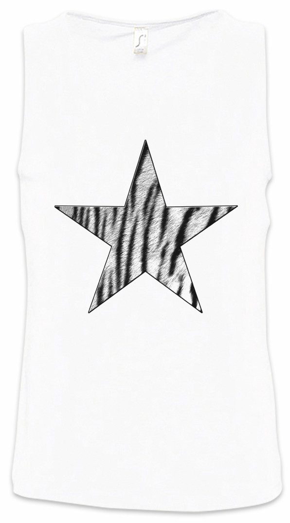 Urban Backwoods Tanktop Rockabella Star V Ärmelloses T-Shirt Tattoo Nautical Rockabilly Tiger Leopard Stern Oldschool Fifties