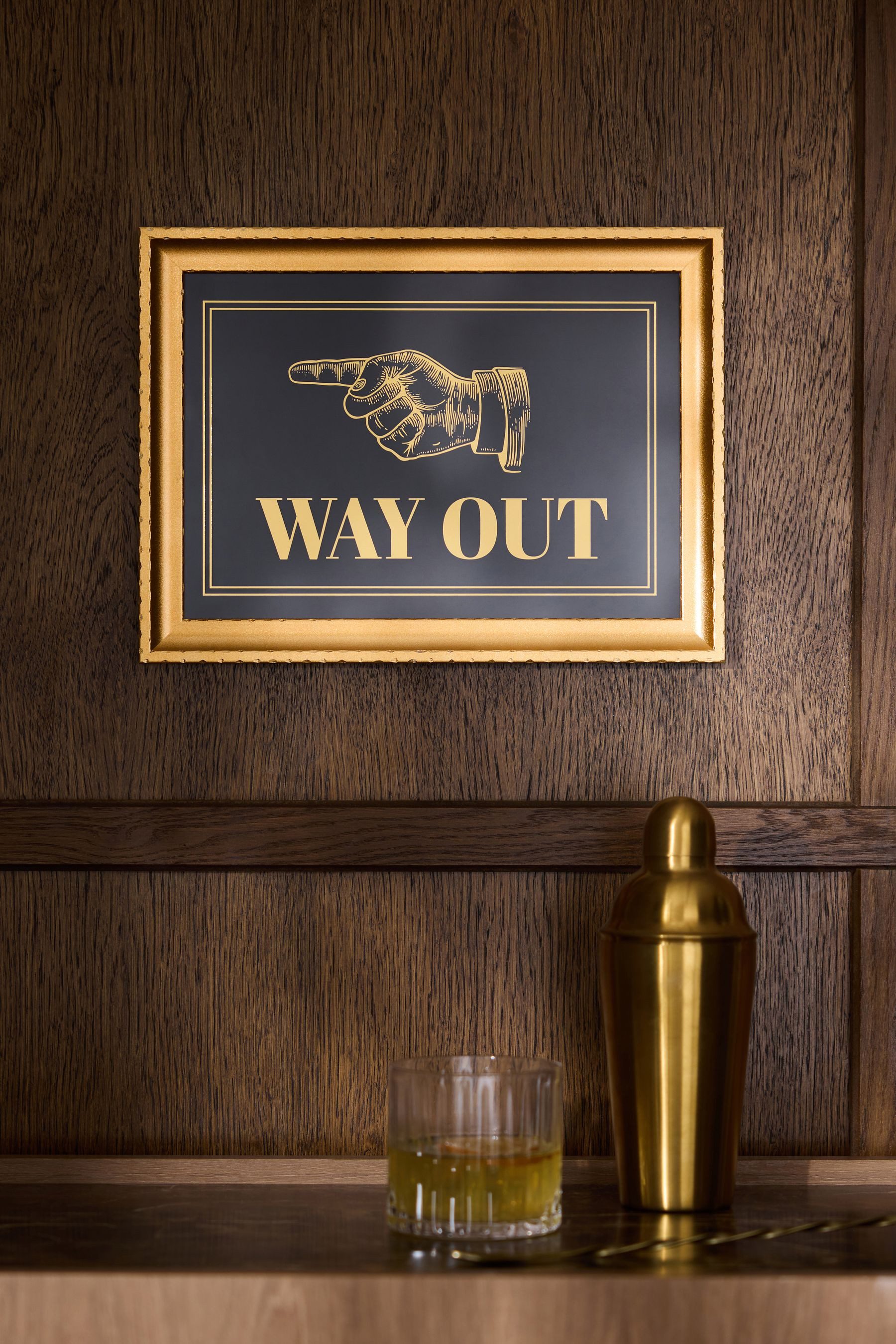Next Wanddekoobjekt Wandkunst „Way Out“