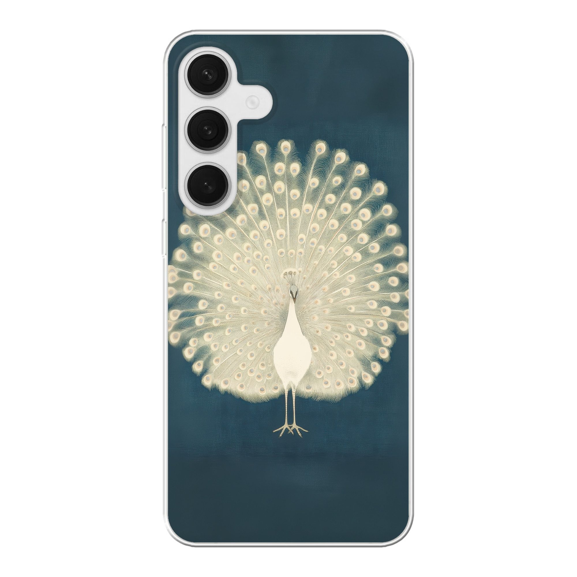 Handyhülle für Samsung Galaxy S25 Plus Vogel - Blau - Vintage
