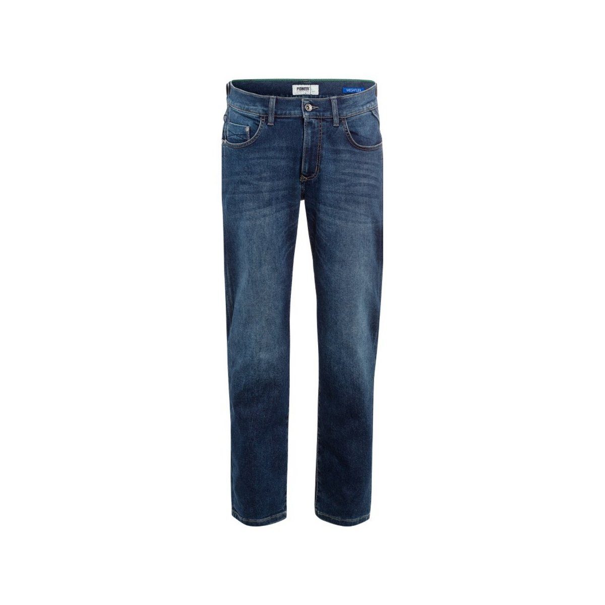 Pioneer Authentic Chinos blau pflegeleicht) regular (1-tlg., Jeans