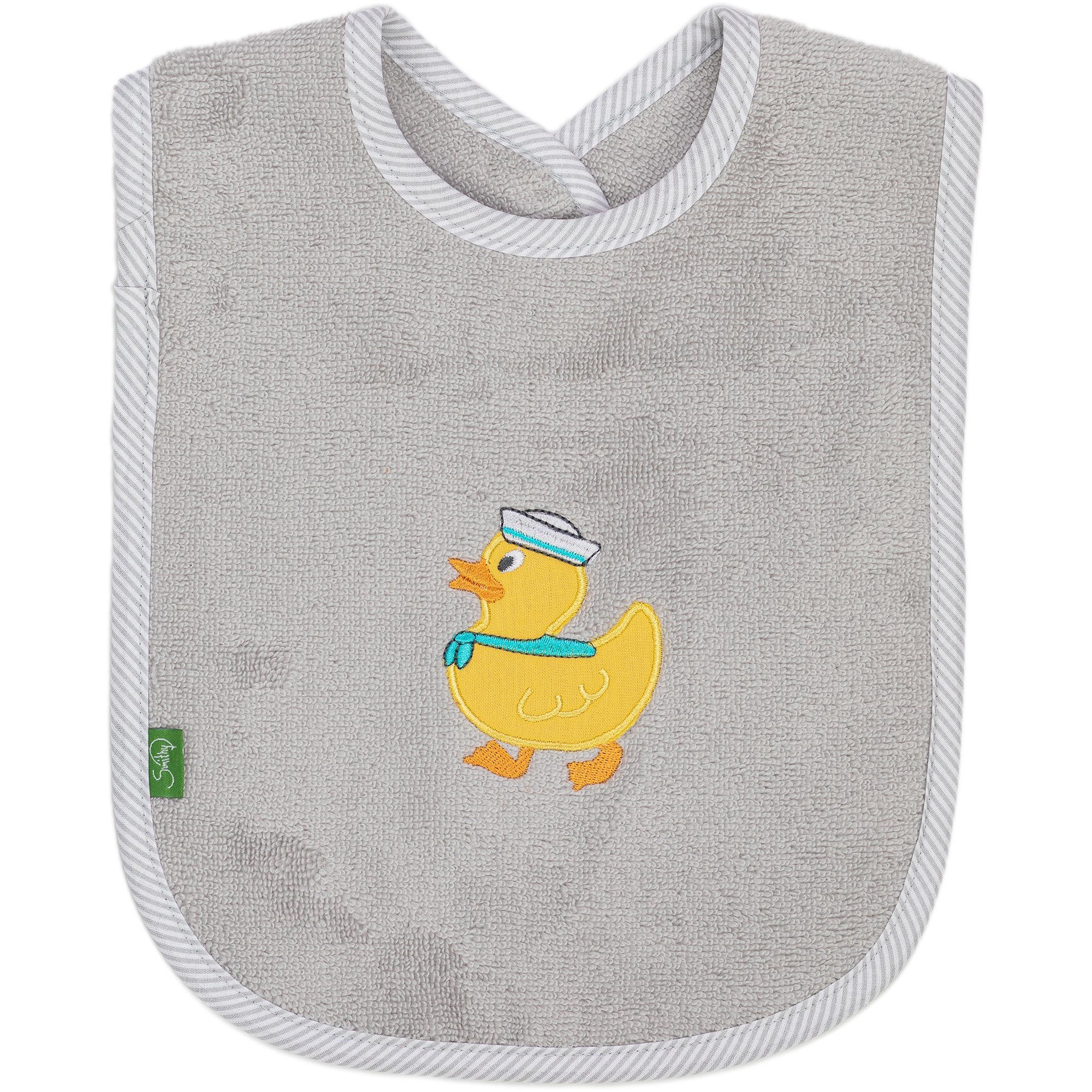 Smithy Lätzchen Pastellflausch Ente Frottee, 24 x 24 cm