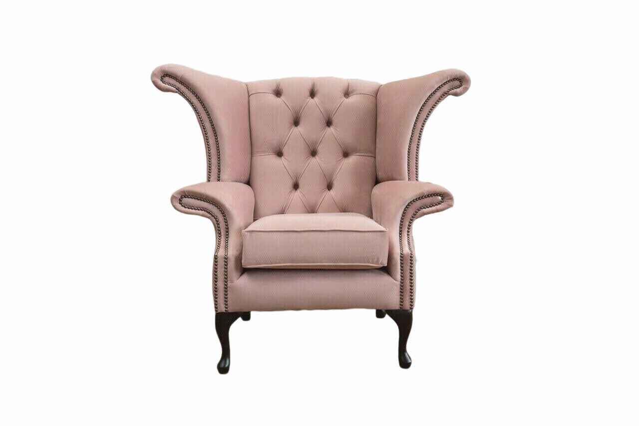 Xlmoebel Ohrensessel Samt Sessel im Chesterfield Design – Polster Möbel für Ihr Zuhaus (1-St), Made in Europa