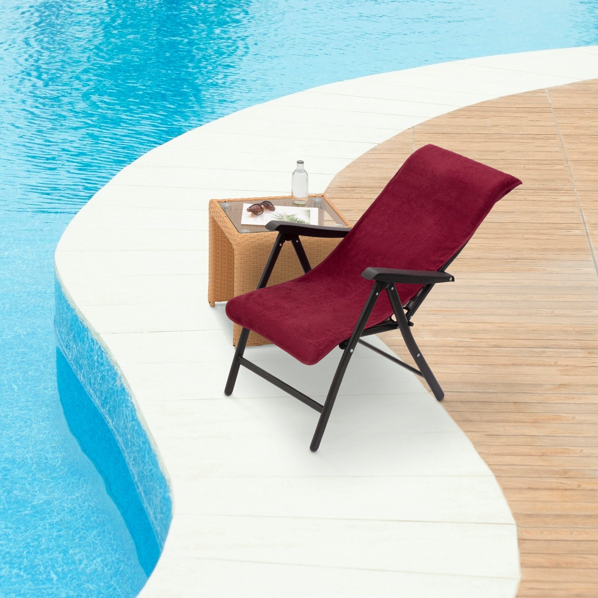 JEMIDI Strandtücher Frottee Schonbezug für Gartenstuhl günstig online kaufen