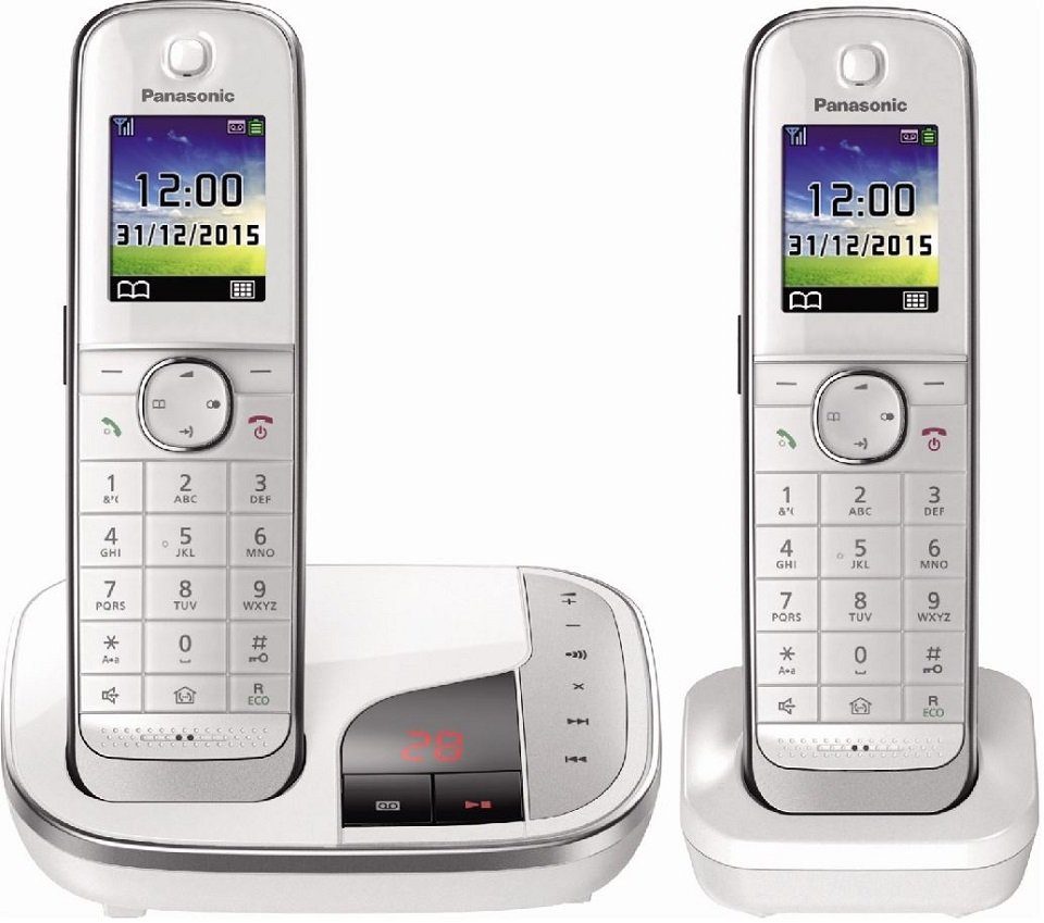 Panasonic KX-TGJ322 Schnurloses DECT-Telefon (Mobilteile: 2, mit