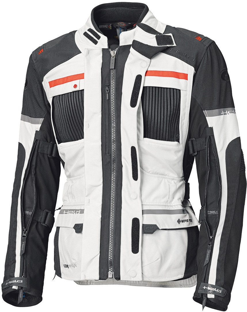 Held Biker Fashion Motorradjacke Carese Evo GTX Motorrad Textiljacke 3-Lagen-Laminat,herausnehmbare Membrane,wasserdicht