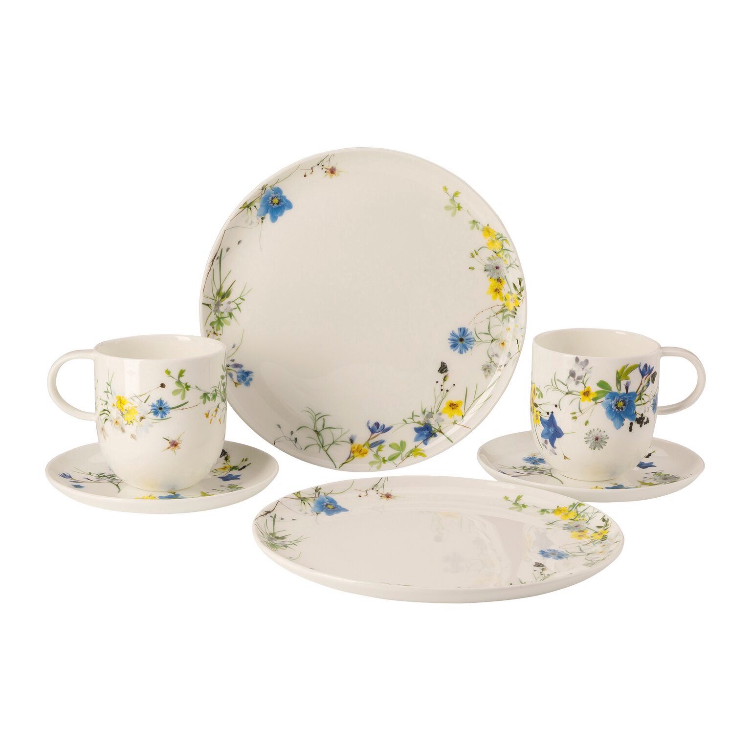 Rosenthal Geschirr-Set Rosenthal Brillance Set, Bone China, Bone China