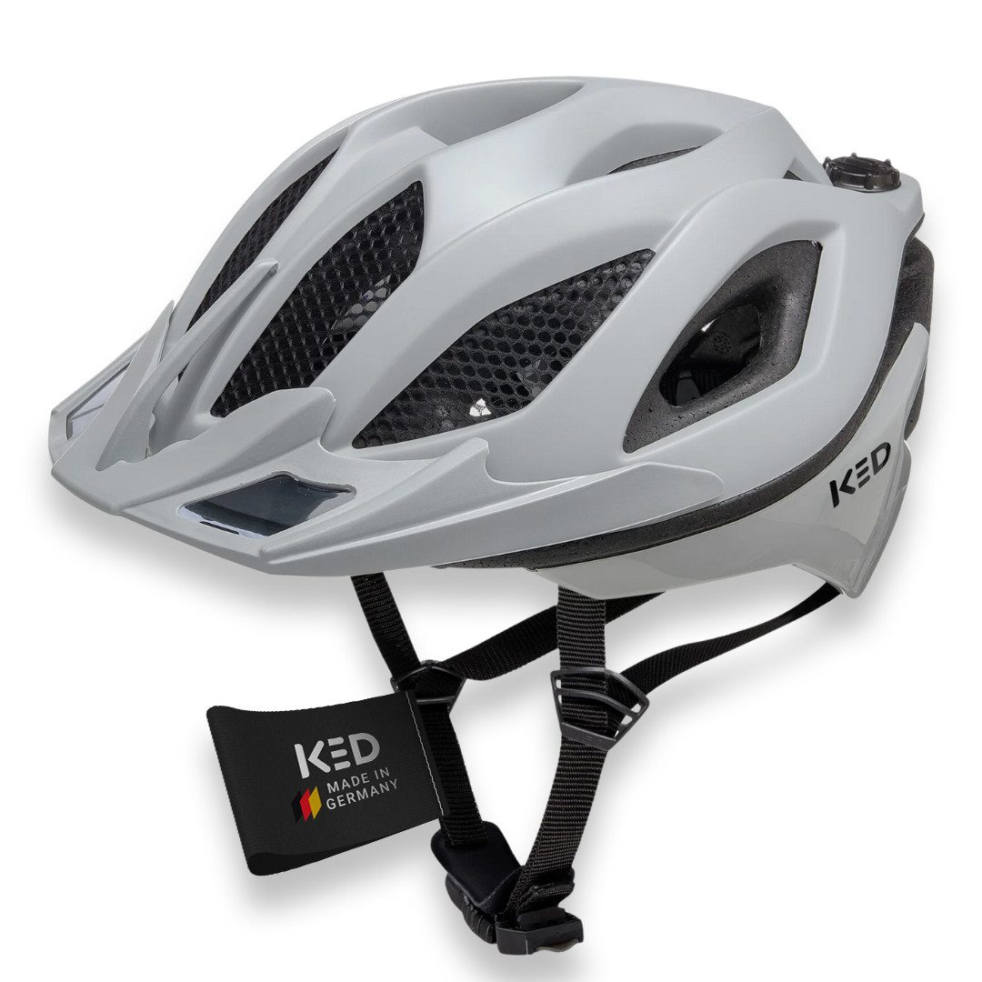 KED Fahrradhelm Spiri II Trend Allround Helm, LED Licht Und Reflektor, Optimierte Belüftung