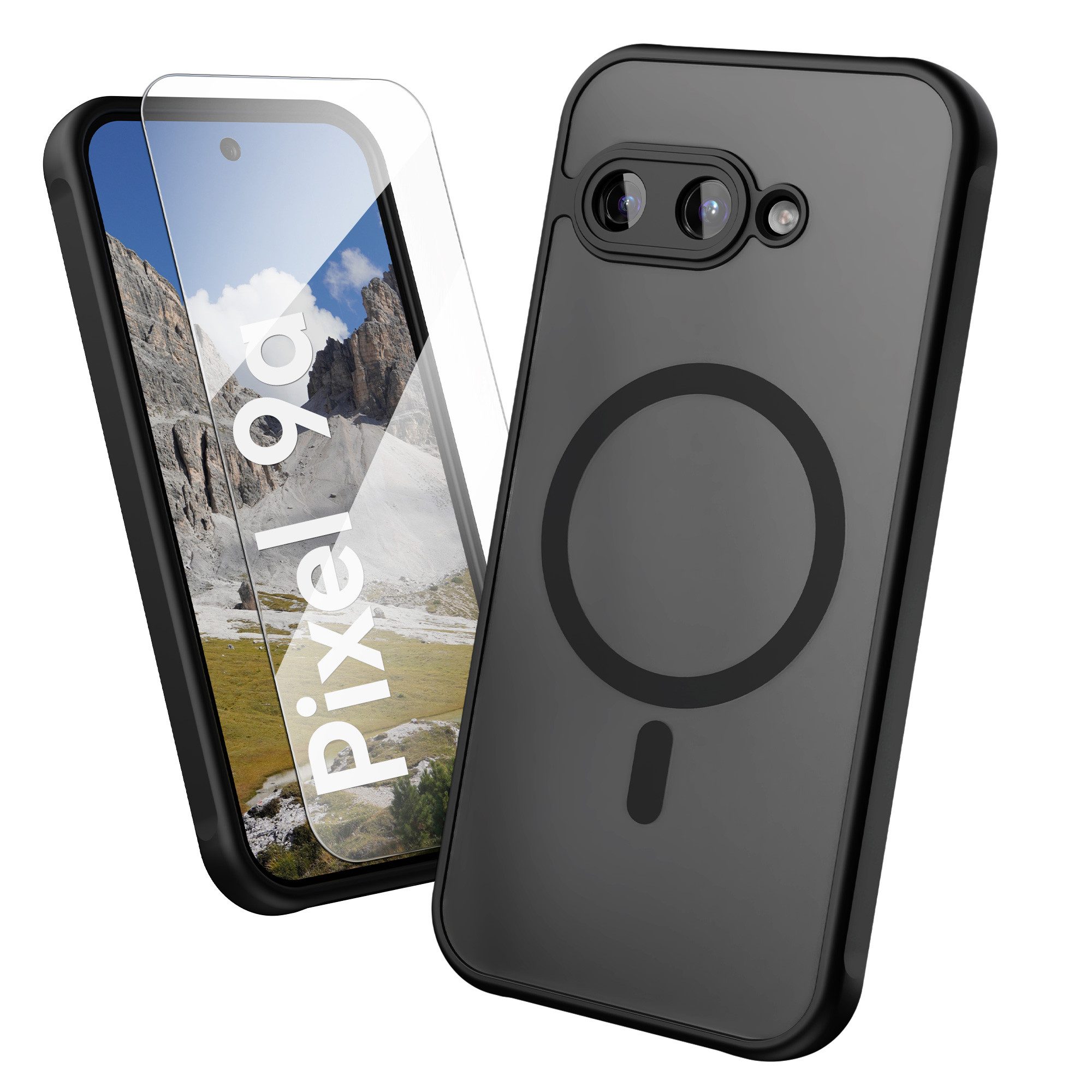 Oakshield Smartphone-Hülle Hülle für Google Pixel 9a Handyhülle transparent, Schutzhülle stoßfest mit Kameraschutz - Case