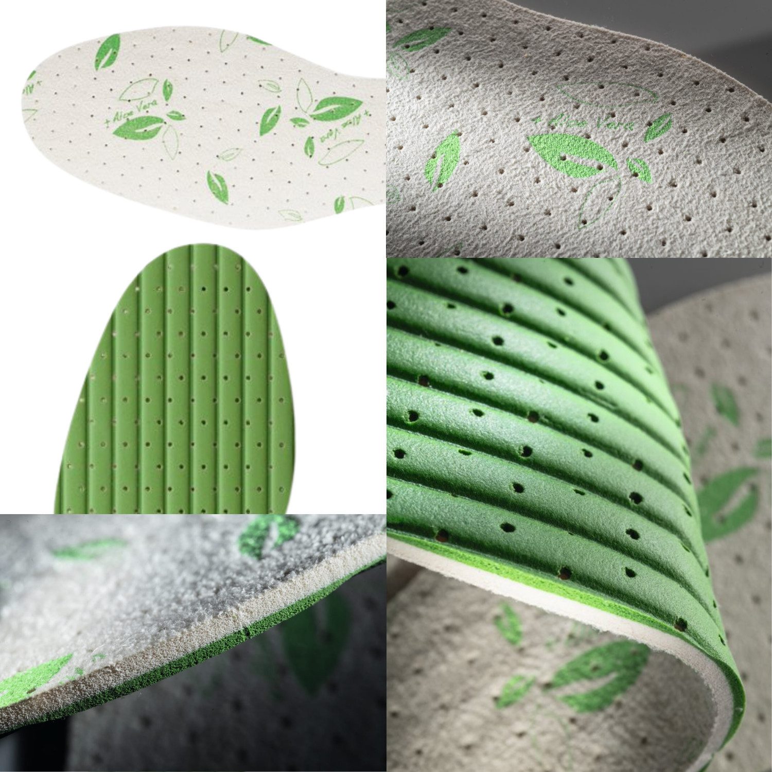 Pedag Einlegesohlen pedag Aloe Vera Einlegesehle, Polstersohle mit Latex + Mikrofaser