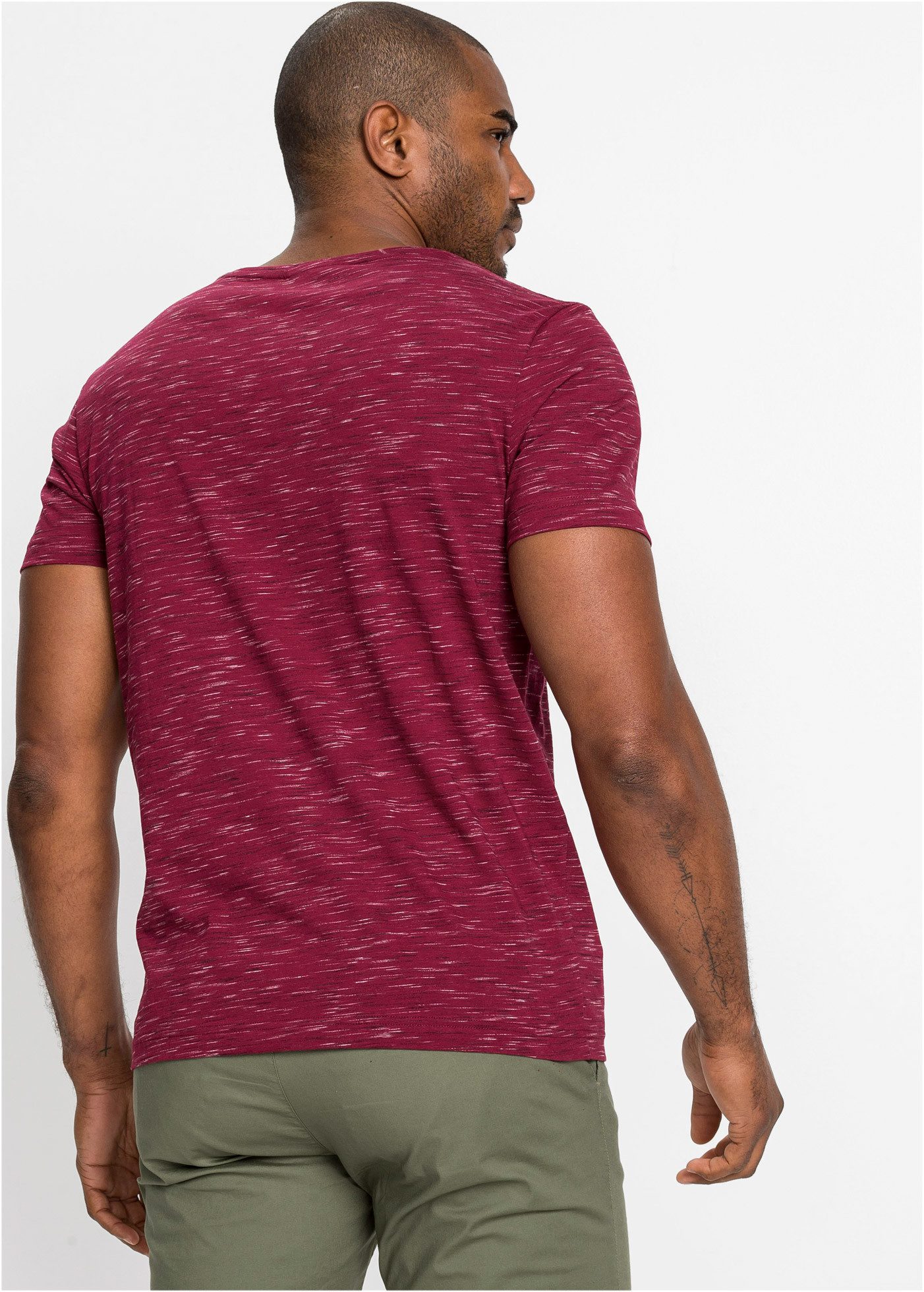 bonprix T-Shirt (1-tlg) lockere Passform, kurze Ärmel, mit Rundhalsausschnitt