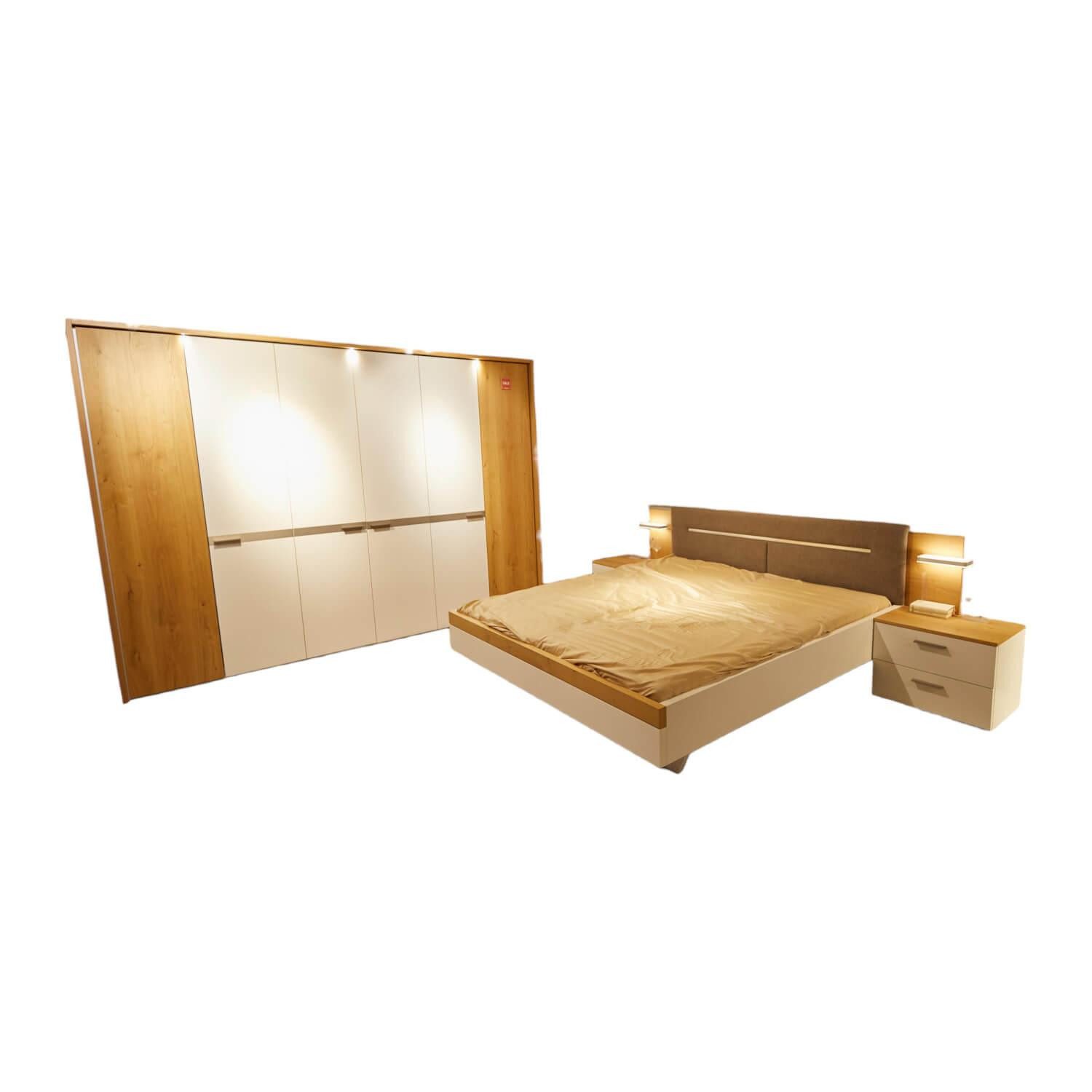 Musterring Komplettschlafzimmer Schlafzimmer Ascea Kleiderschrank 6-türig Doppelbett
