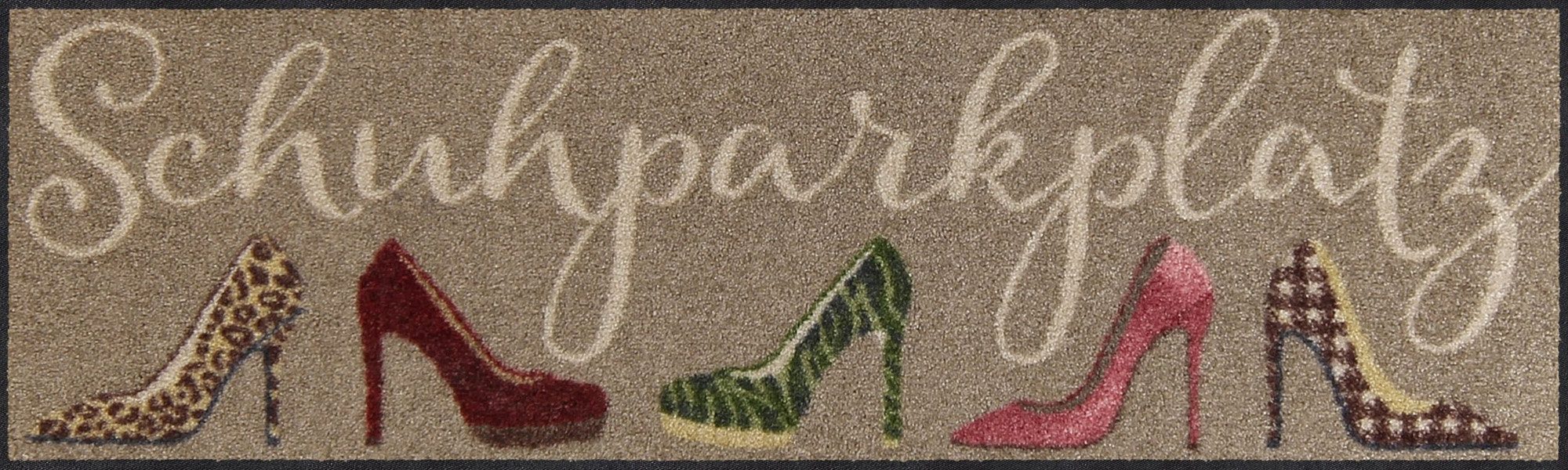 Salonloewe Fußmatte Fußmatte "Stiletto Parkplatz", eckig, Höhe: 7 mm, Motiv günstig online kaufen