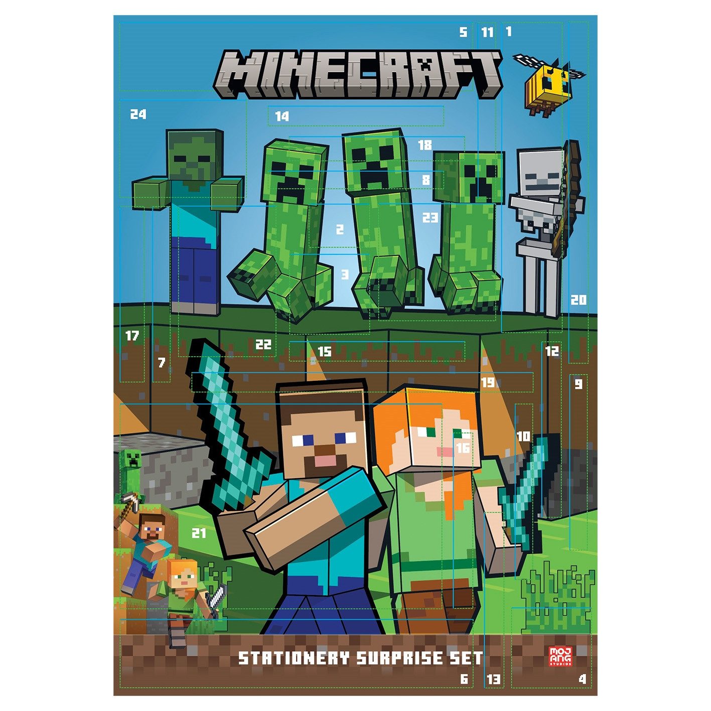 Wandkalender Adventskalender - Minecraft - 24 Überraschungen