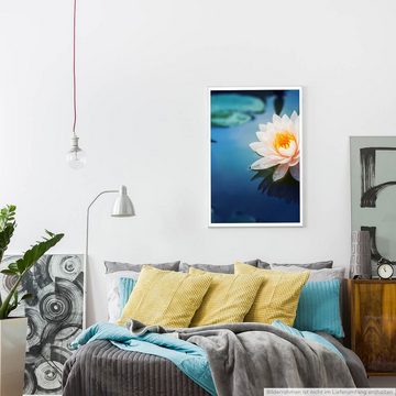 Sinus Art Poster Wunderschöne Lotusblüte 60x90cm Poster