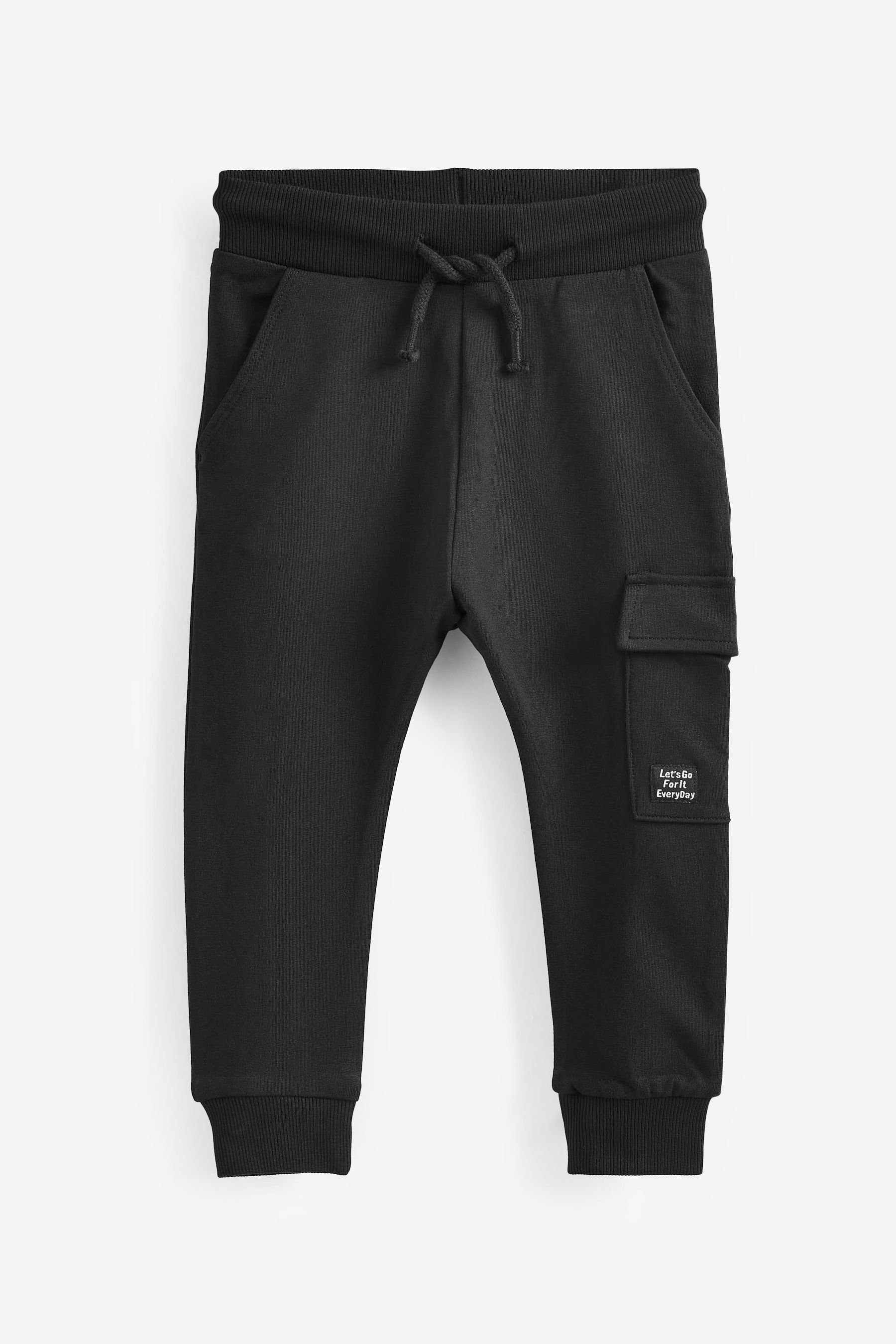 Next Sweathose Super Skinny Fit Jogginghose im Utility-Stil (1-tlg) Black