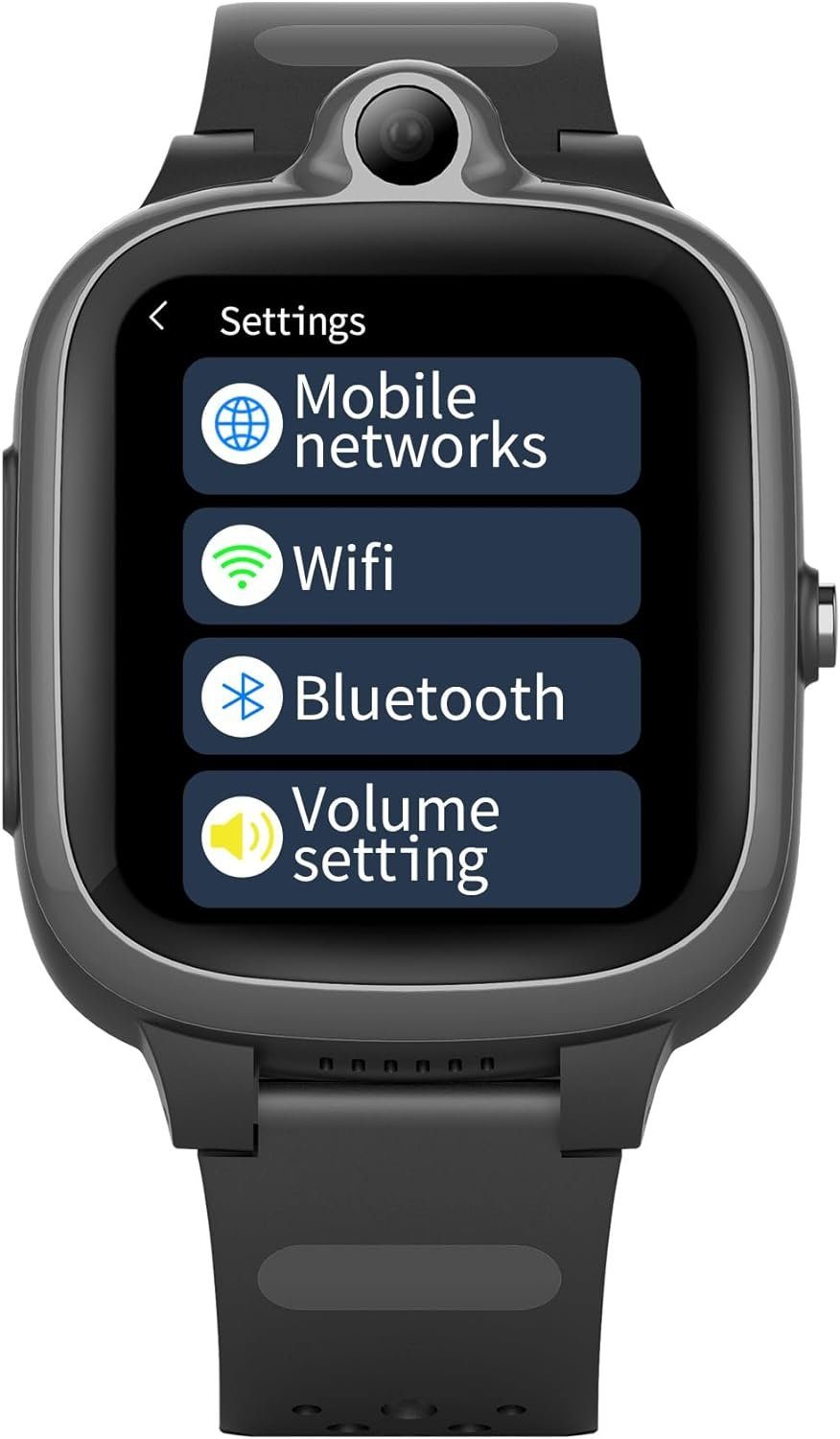Fitonme 4G Kinder Smartwatch mit GPS und Telefon Smartwatch (1,4 Zoll), mit WLAN Videoanruf Kamera SOS Echtzeit-Position Schulmodus Kinder