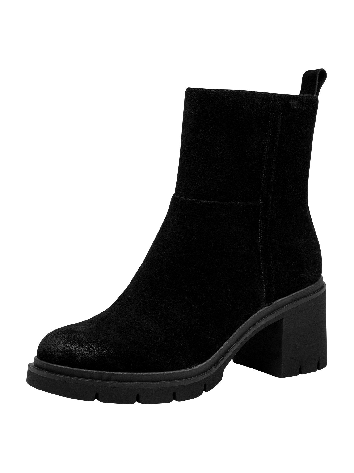 Tamaris WIDE FIT Removable Sock, comfortFit aus Leder Stiefelette Removable Sock