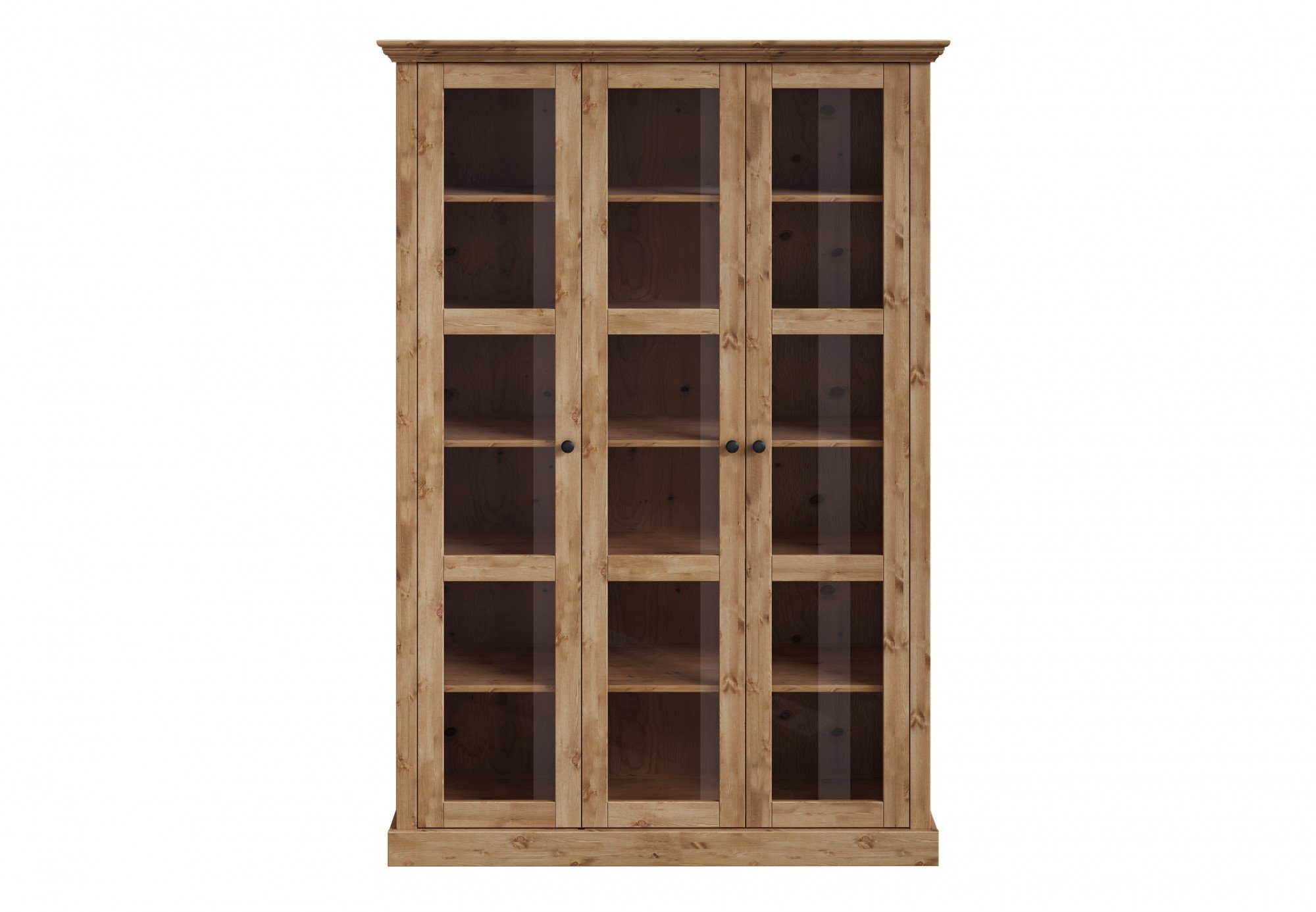 Home affaire Vitrine "Meliss", aus massiver Kiefer, mit viel Stauraum günstig online kaufen