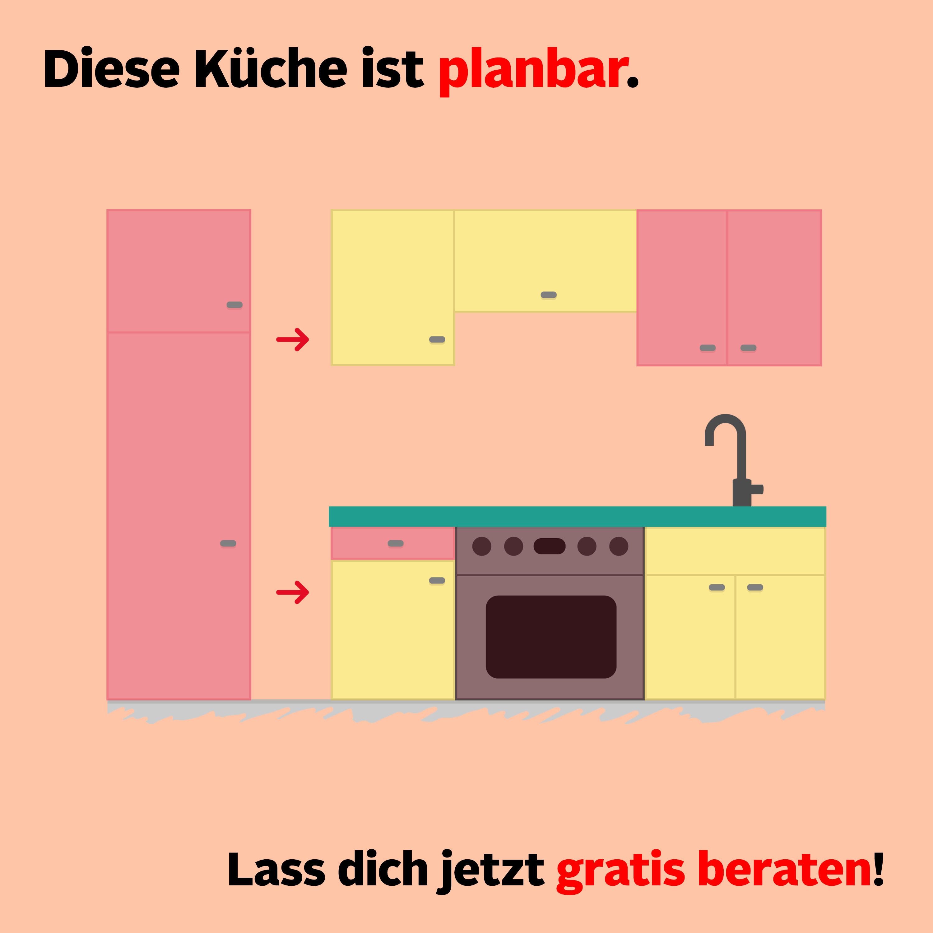 nobilia® Küchenzeile "Cascada II", NEU: individuell anpassbar mit gratis Profi-Beratung, vormontiert, Breite 240 cm, Ausrichtung wählbar, wahlw. mit E-Geräten