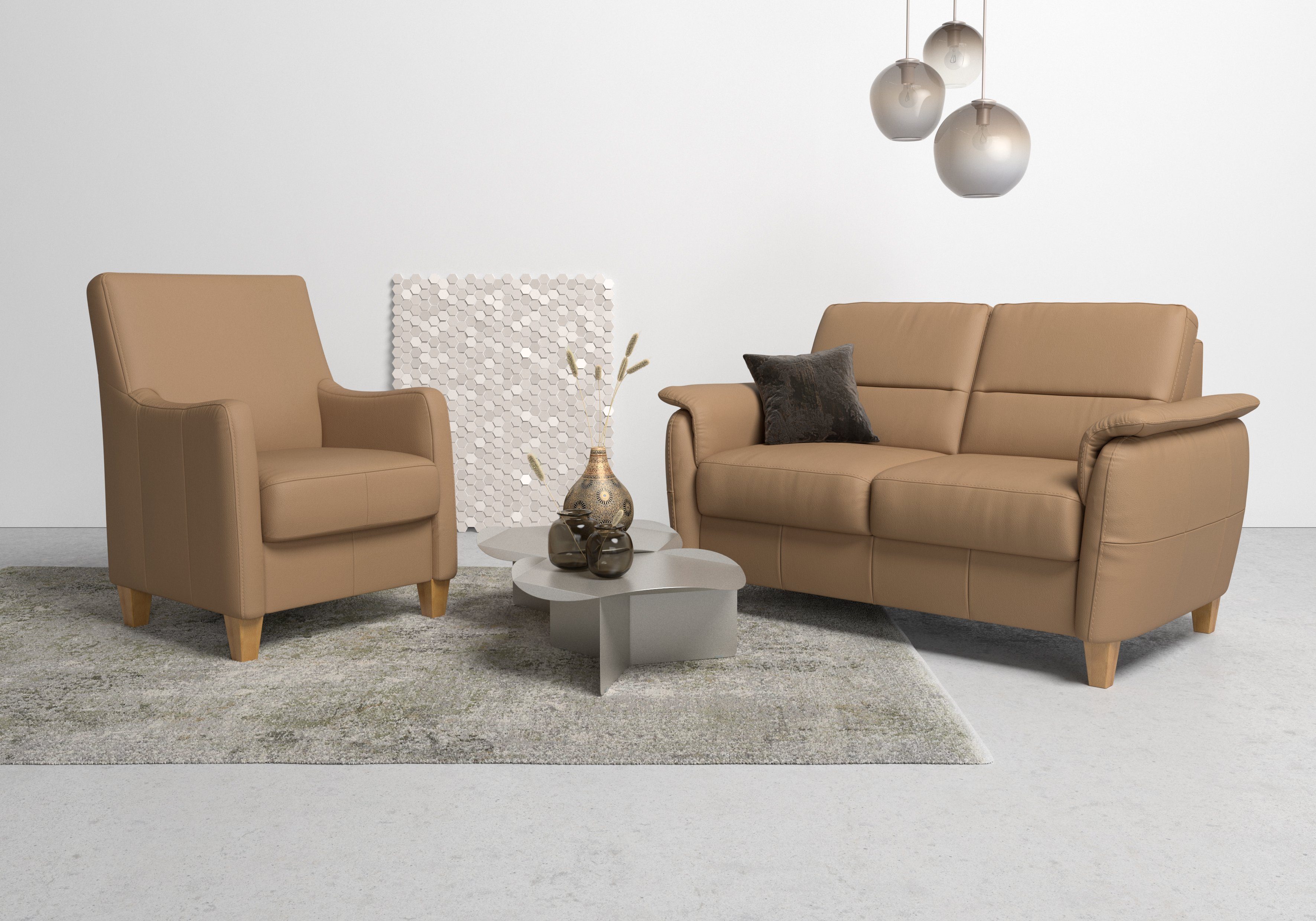 Home affaire 2-Sitzer Palmera, B: 149 cm, mit Federkern