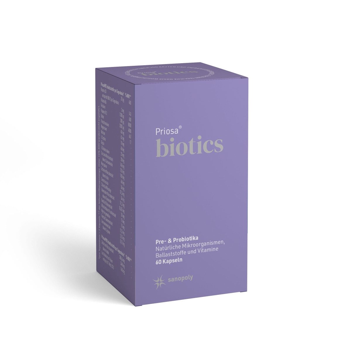 Sanopoly Priosa® biotics Kapseln, 1 er 60 St., 38 g