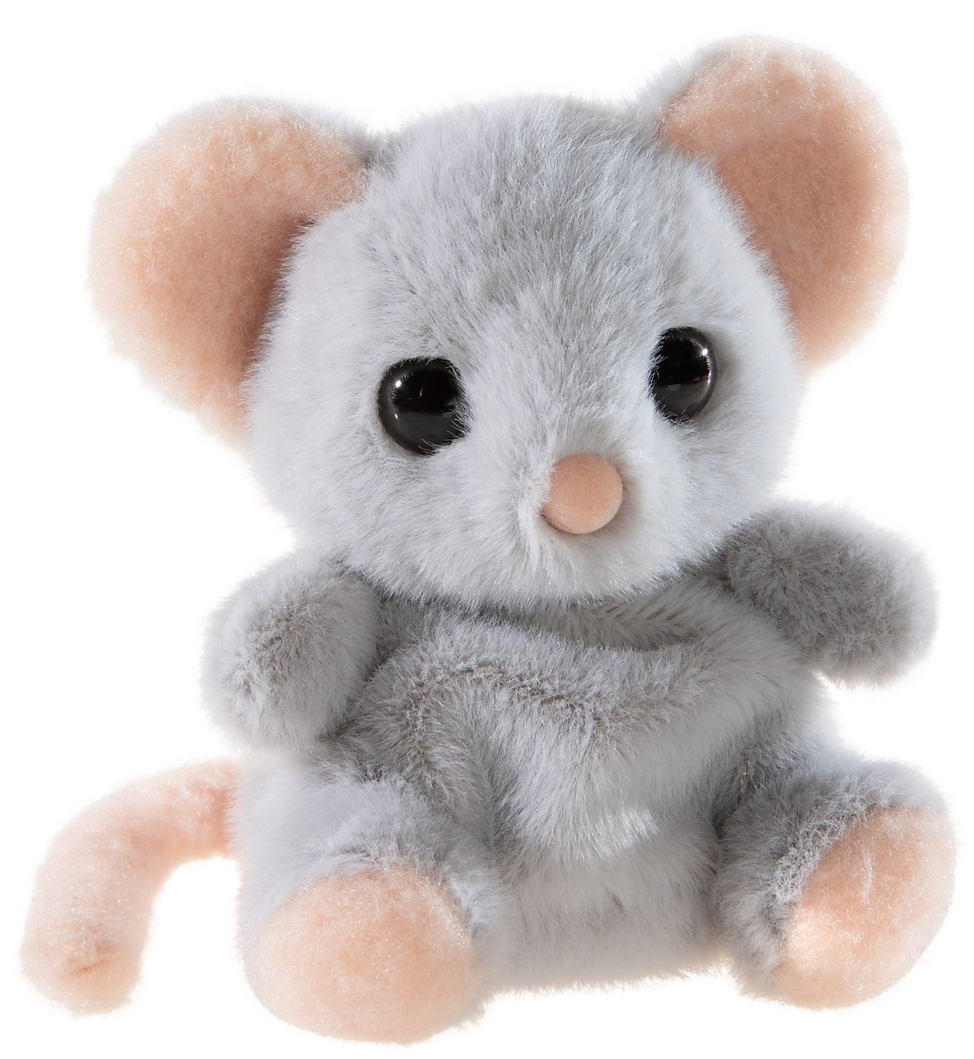 Heunec® Kuscheltier Heunec 161078 - Chagiya Maus grau, Antistress-Tier, Plüsch, 13cm