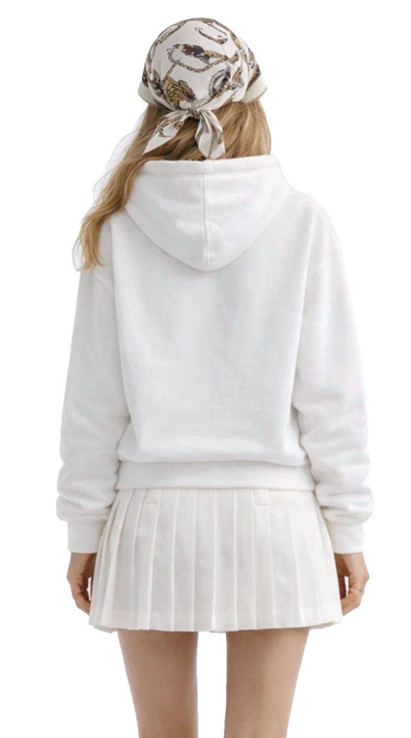 Polo Ralph Lauren Hoodie Damen Sweatshirt mit Gesticktem Label-Logo Pony Kapuze mit Kordelzug, Kängurutasche, gerippte Bündchen