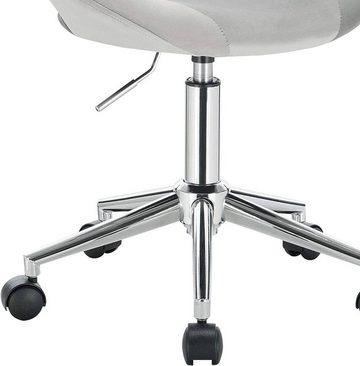 Woltu Arbeitshocker (1 St), Schreibtischstuhl mit Rollen höhenverstellbar