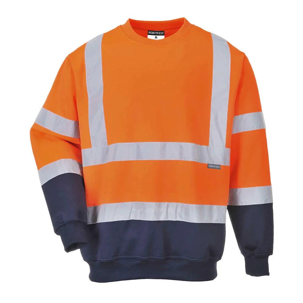Sweatshirt B306 - 2-farbiges Warnschutz-Sweatshirt / PW B306-01