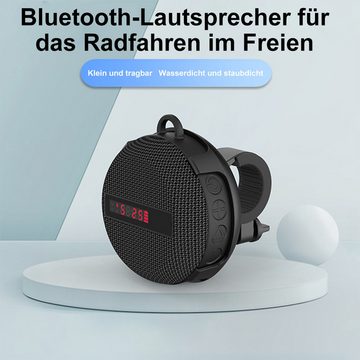 DOPWii Bluetooth-Fahrrad Display-Geschwindigkeit Lautsprecher mit Halterung Bluetooth-Lautsprecher