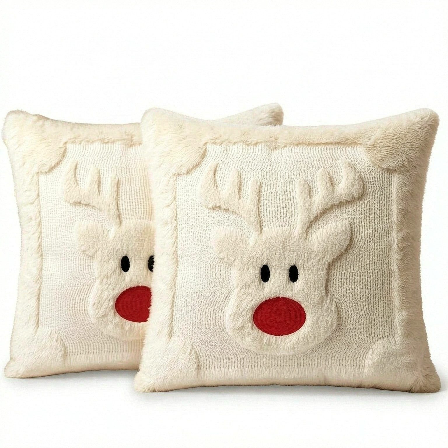 Bomiclss Kissenbezug 2er-Set Weihnachtsdeko Kissenbezug 45x 45cm, (2 Stück)