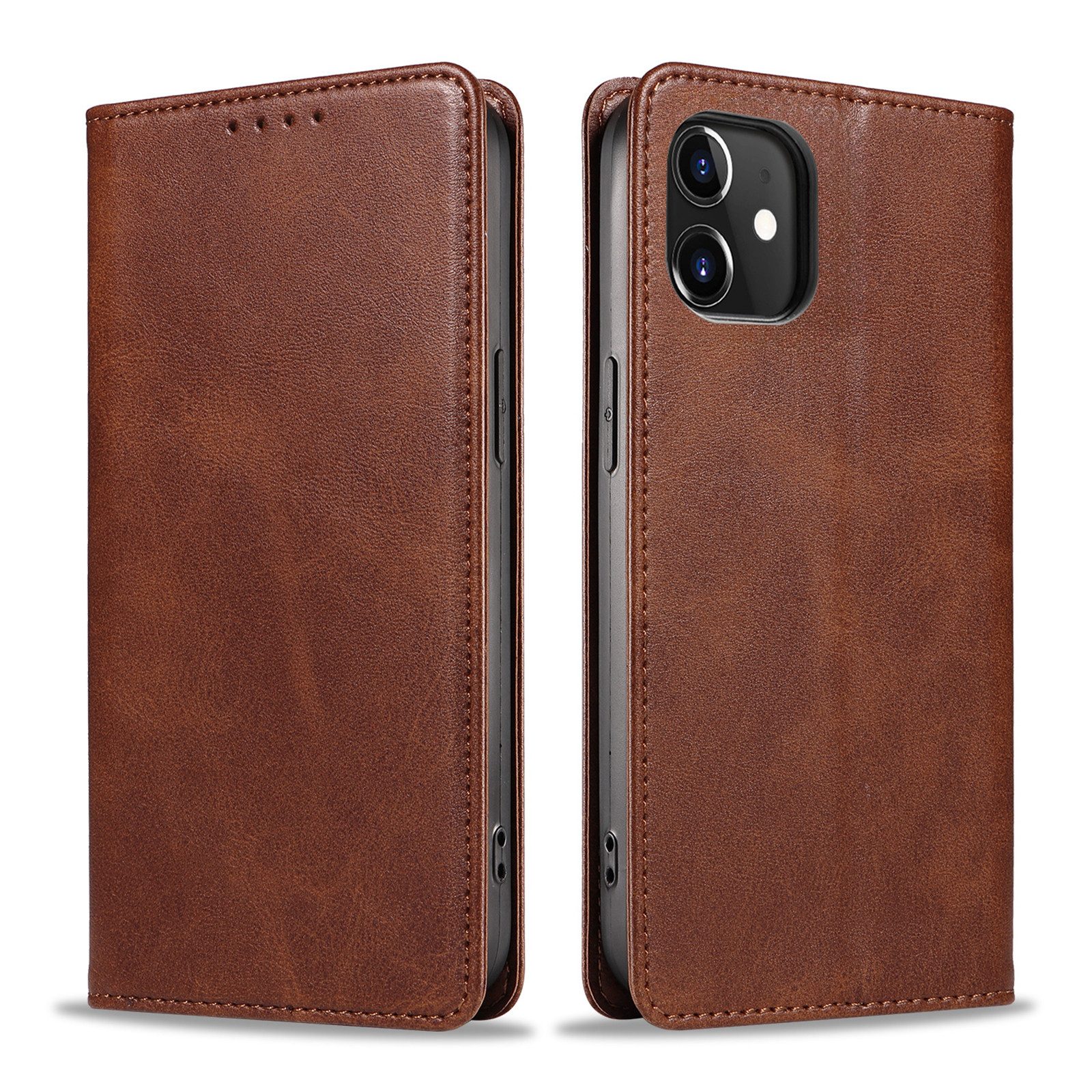 Tec-Expert Handyhülle Tasche Hülle für Apple iPhone 11 6.1 Zoll, 6.1", Cover Klapphülle Case mit Kartenfach Fliphülle aufstellbar