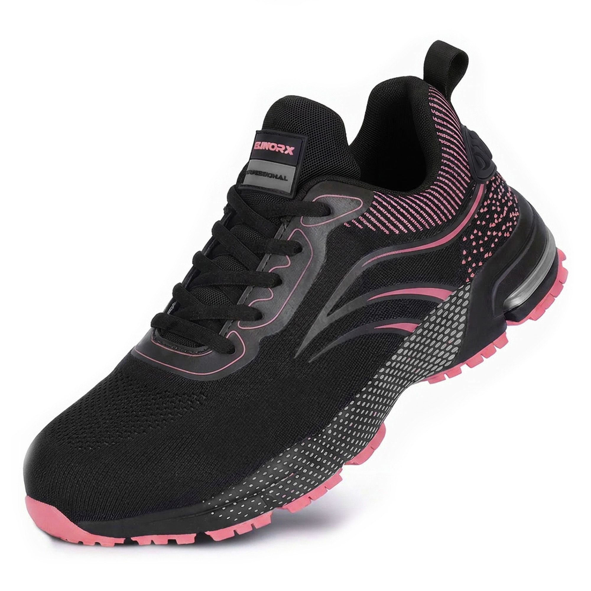ELIWORX S1 PL Schuh mit Stahlkappe, Atmungsaktives Mesh - Arbeitsschuhe Damen Arbeitsschuh Durchtrittsichere Zwischensohle aus Kevlar, besonders rutschhemmend