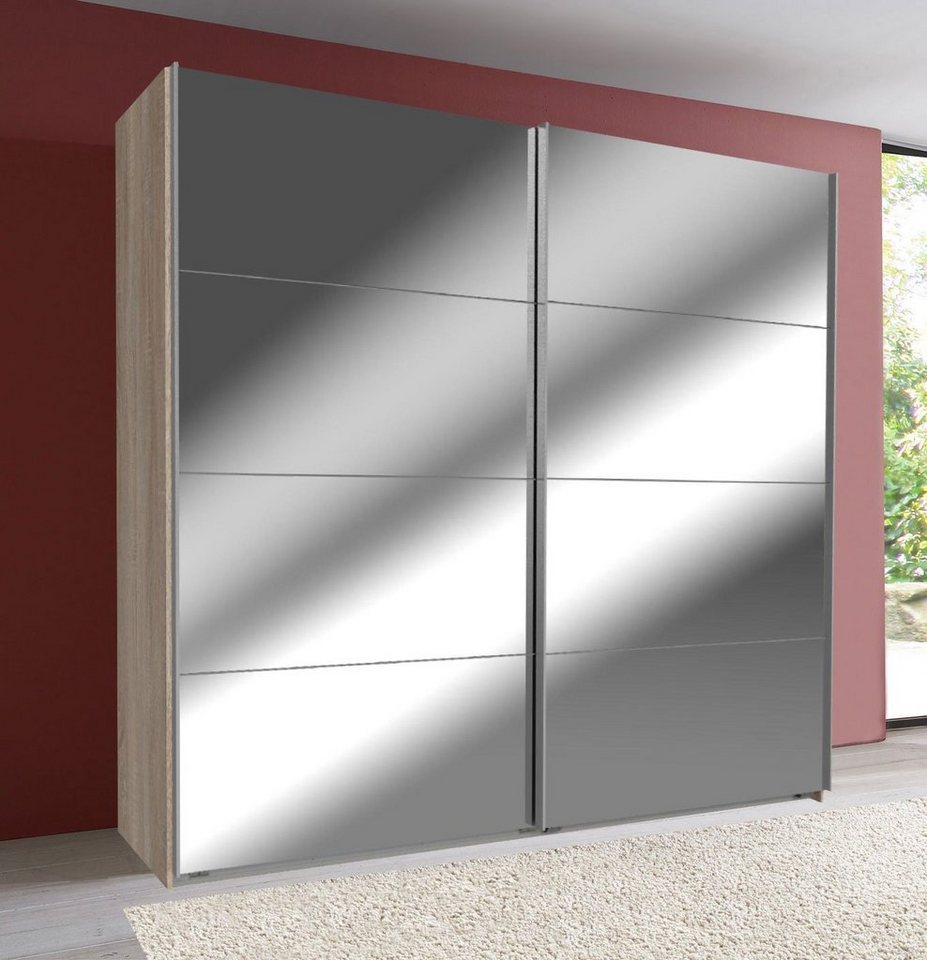 Wimex Schwebetürenschrank Easy mit Vollspiegel, B/T/H 180 cm / 65 cm / 210  cm