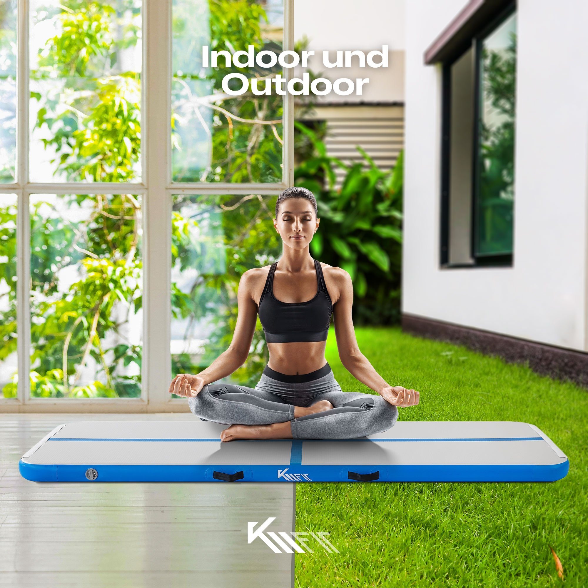 Air Spot Gymnastikmatte Aufblasba Und Yogamatte 100Cm, Mit