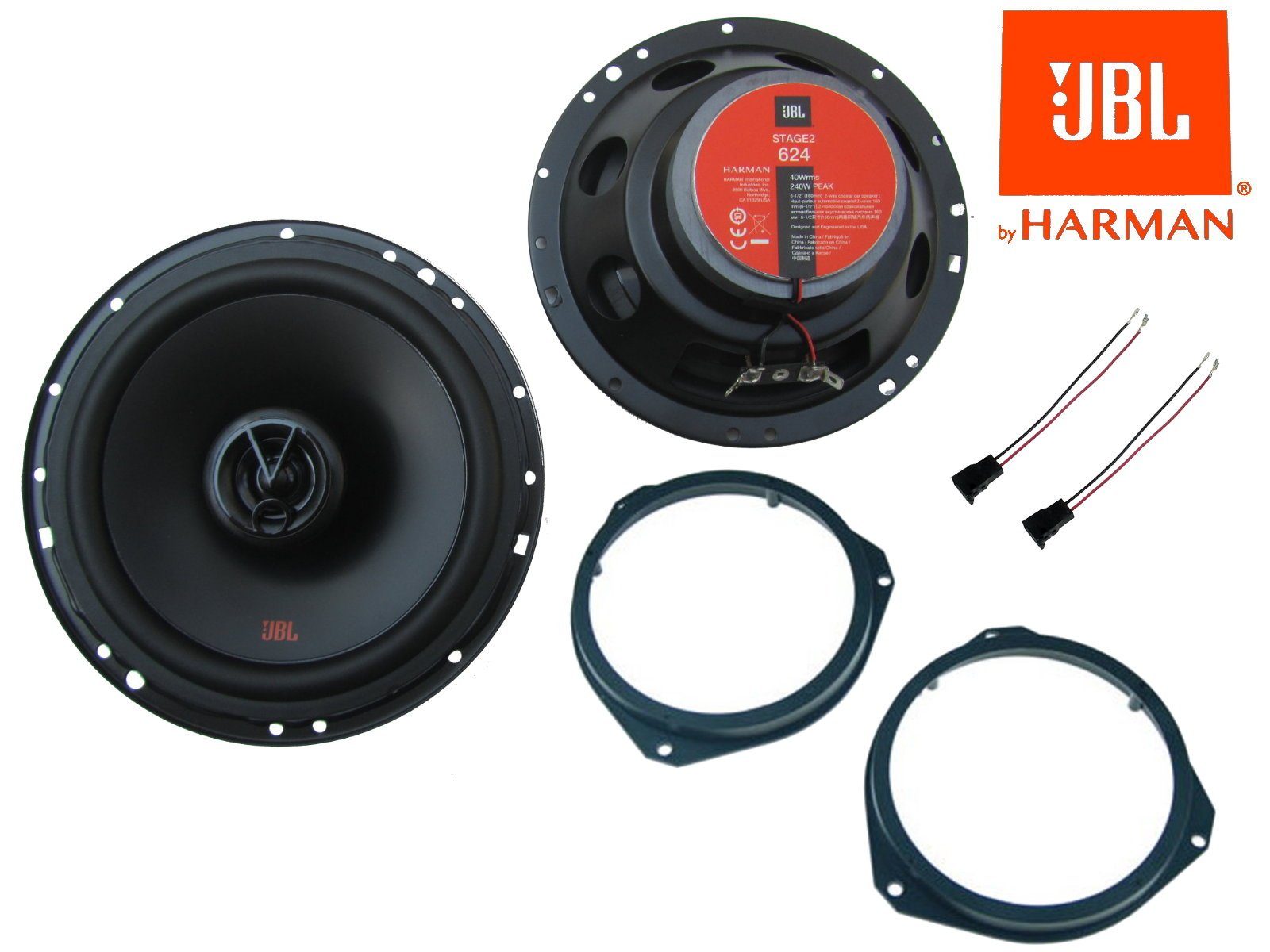 vorn ab 2006 Tür Set JBL Watt Auto-Lautsprecher Ducato DSX Fiat für Einbau 240 passend